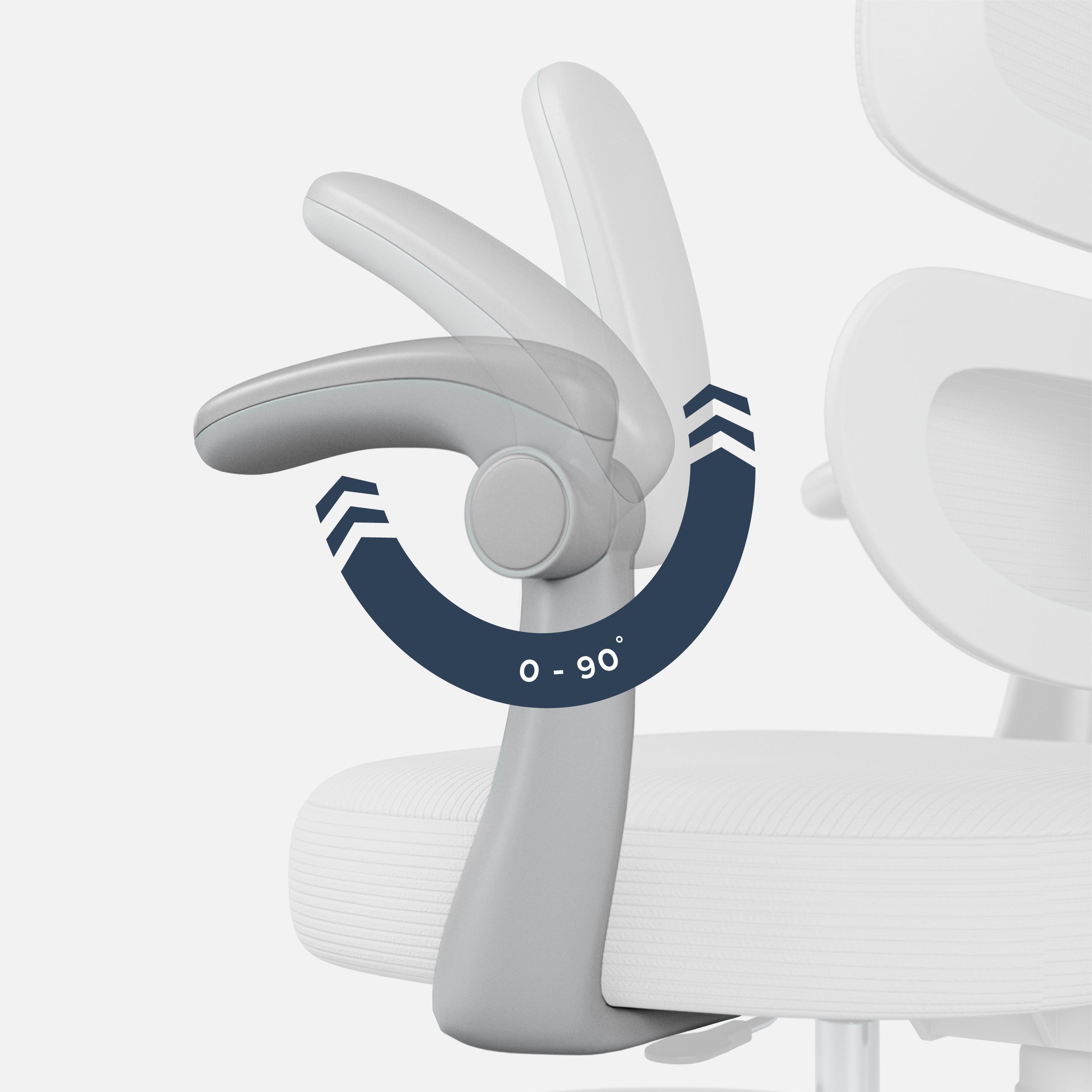 Ergonomischer Kinderschreibtischstuhl Mark Adler Junior 4.4 Grau