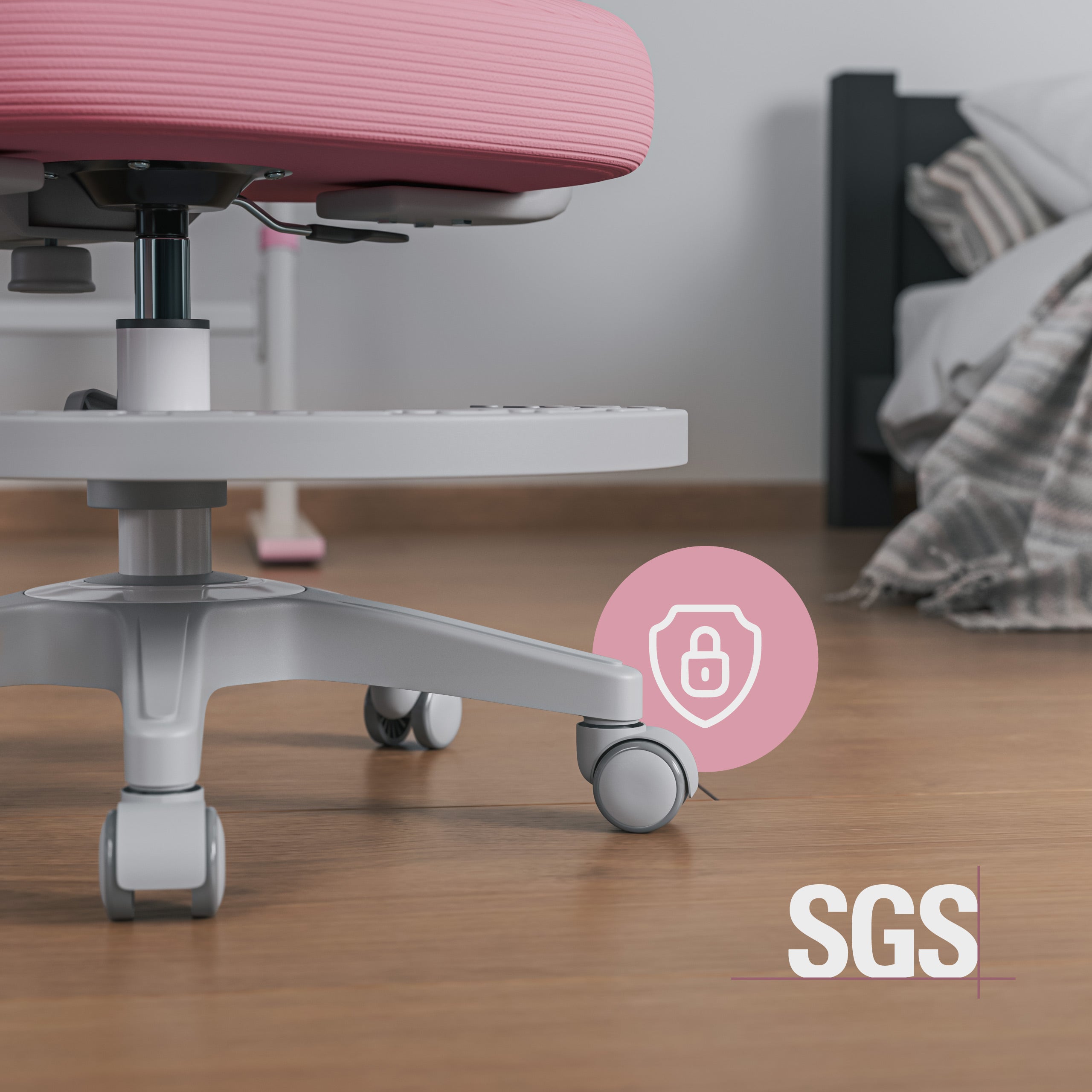 Ergonomischer Kinderstuhl Mark Adler Junior 4.4 Pink