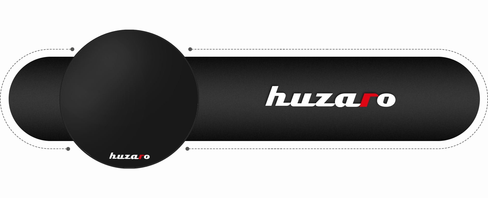 Gaming-Matte unter dem Sessel Huzaro FloorMat 3.0