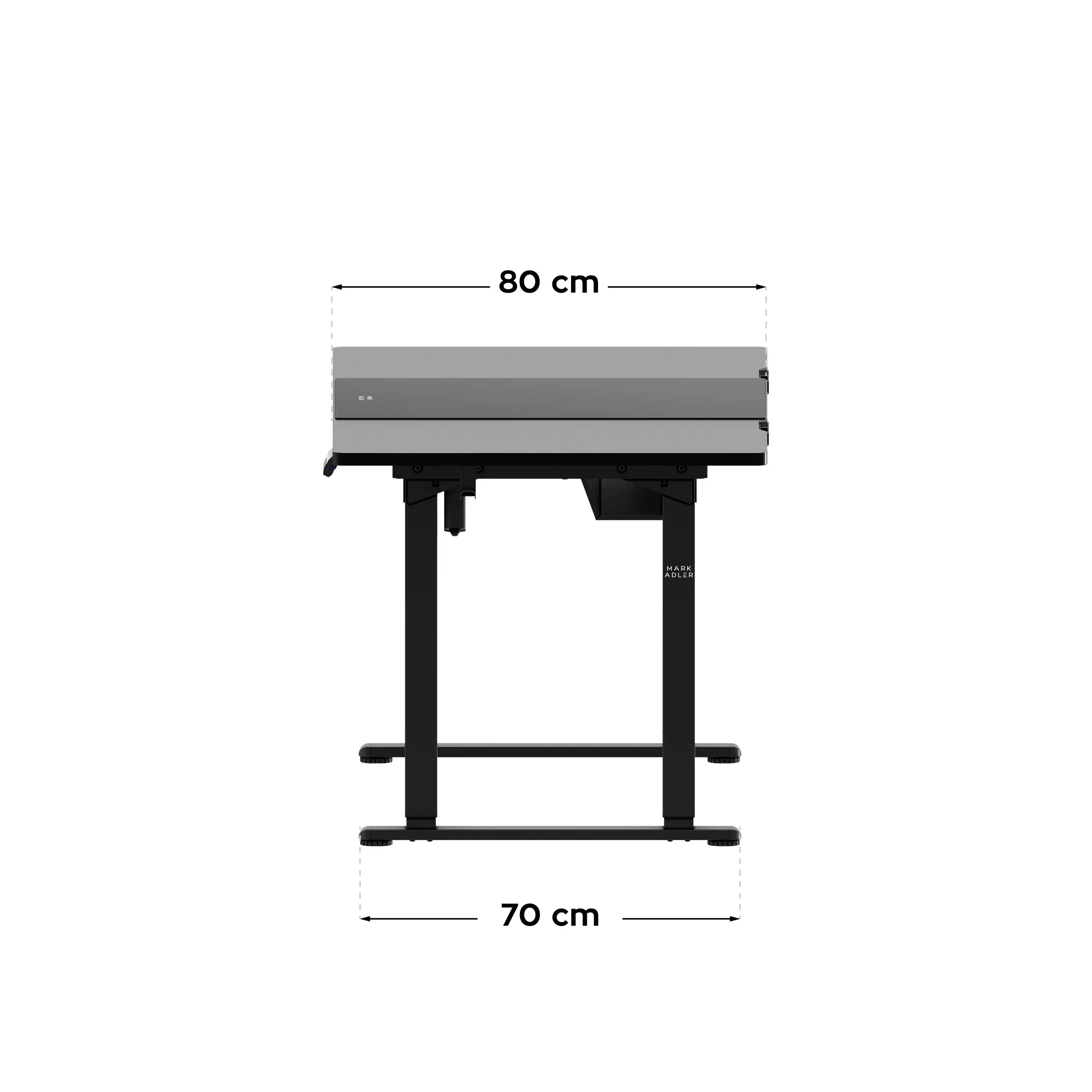 Mark Adler Leader 9.3 Schwarz elektrischer Schreibtisch