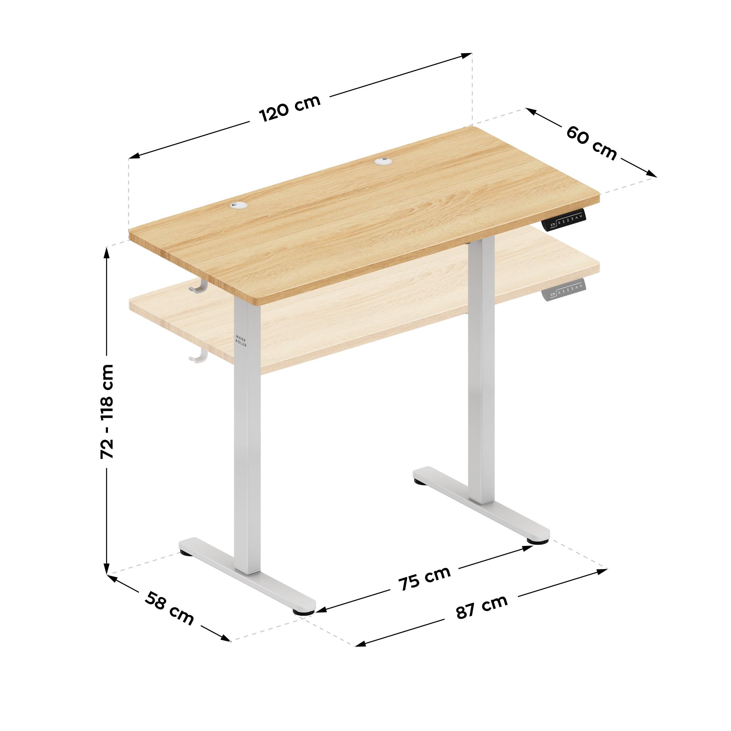 Markadler Leader 6.9 Craft Höhenverstellbarer Schreibtisch