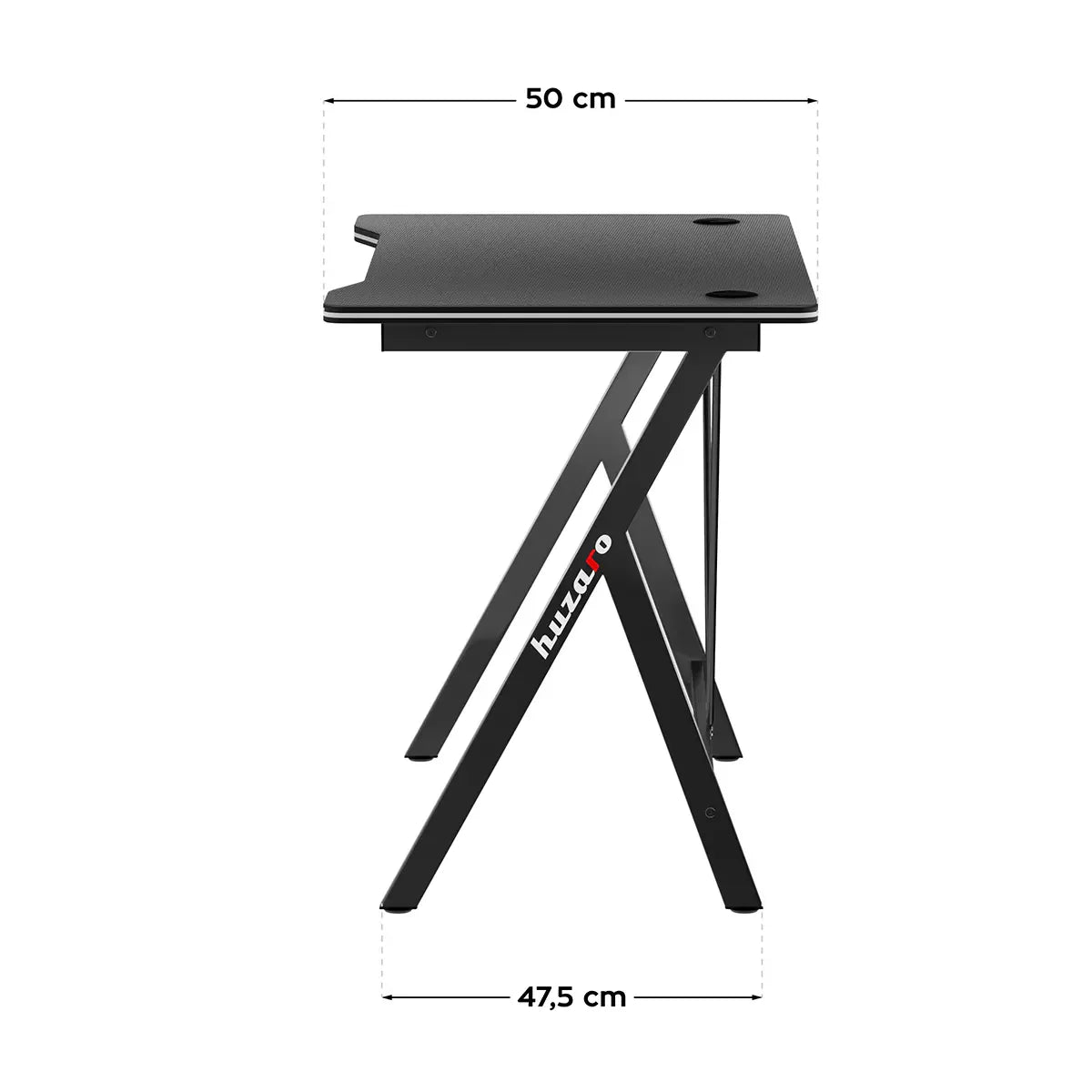 Huzaro Hero 1.4 Gaming-Schreibtisch Schwarz