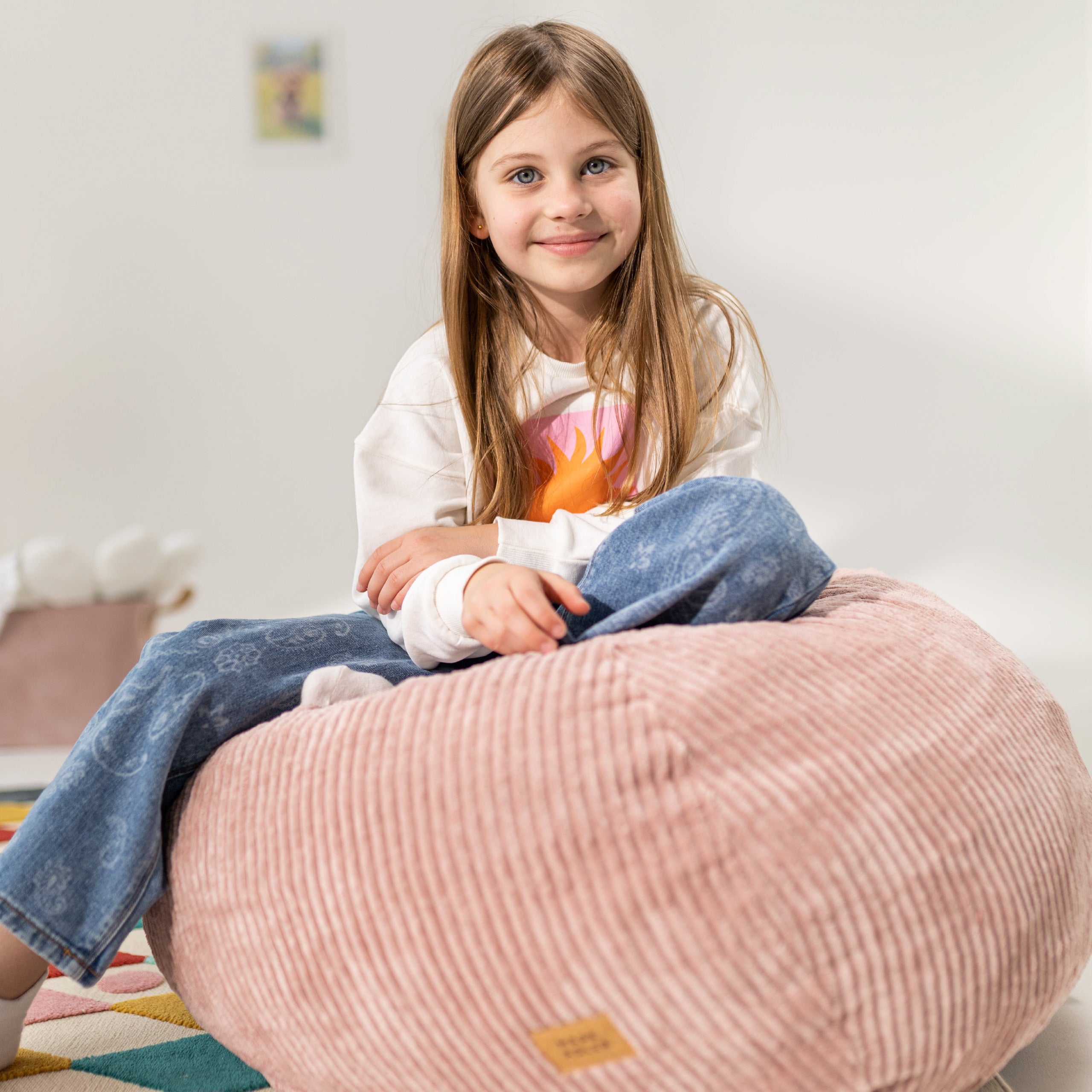 Cord-Sitzsack in Rosa Mark Adler Comfy 1.0 Pink