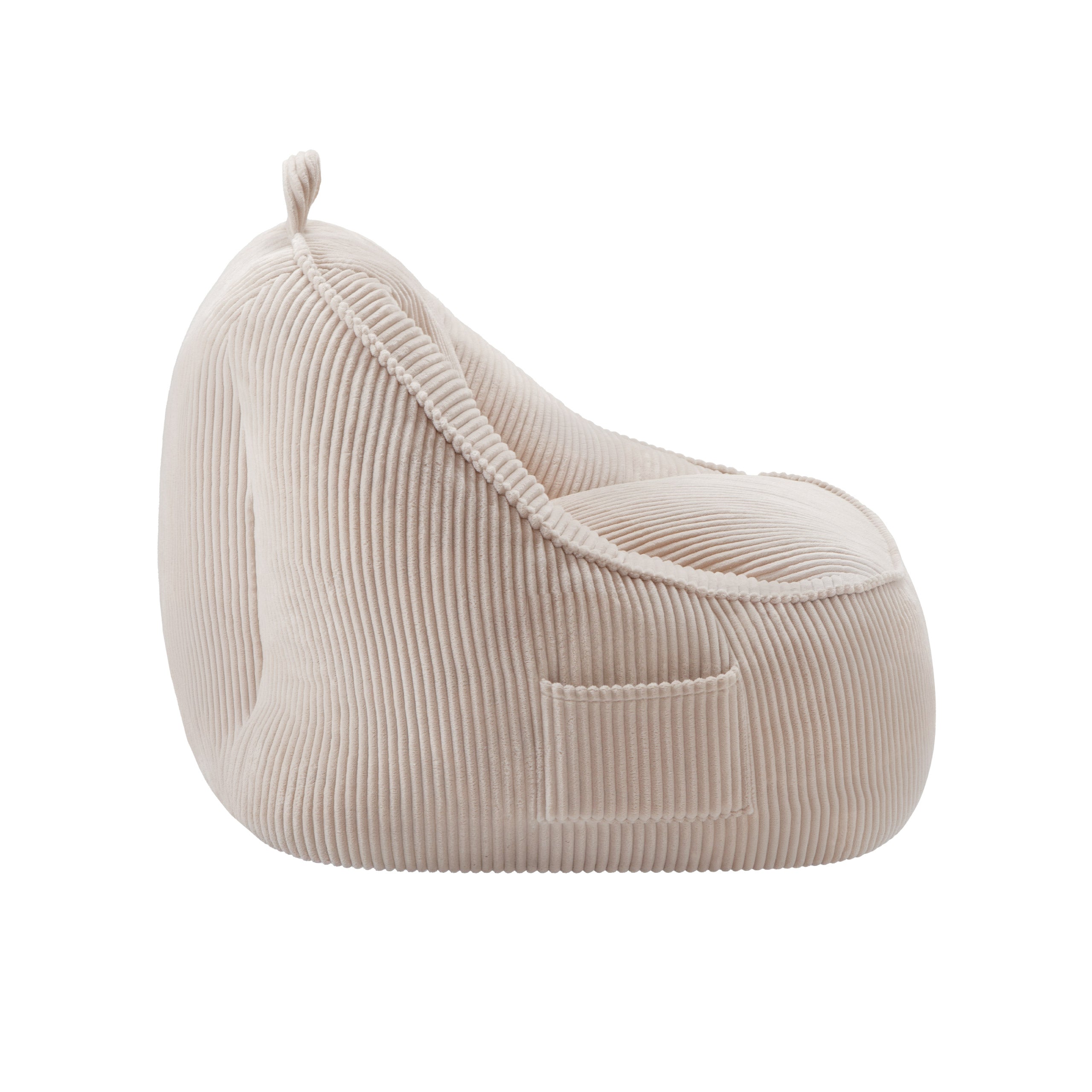 Sitzsack mit Rückenlehne Kordsamt Mark Adler Comfy 4.0 Beige