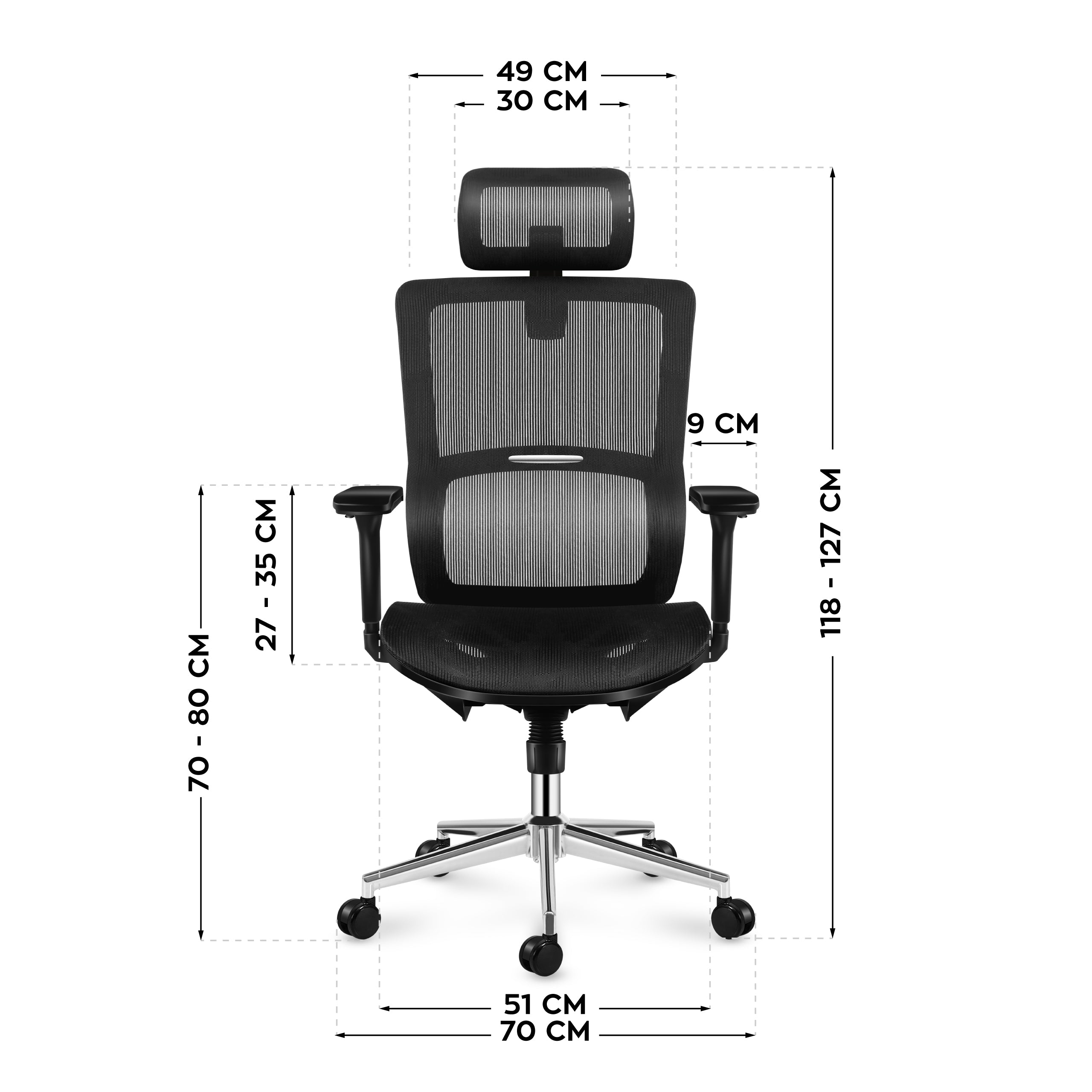 MARK ADLER EXPERT 6.2 Schwarz Bürostuhl