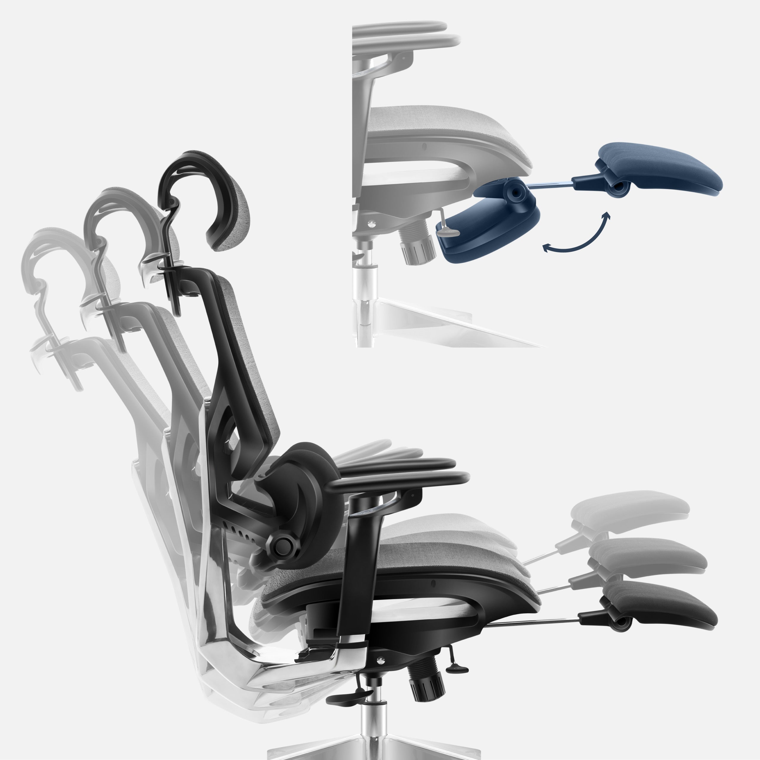 Erweiterter Sitzstützenmechanismus