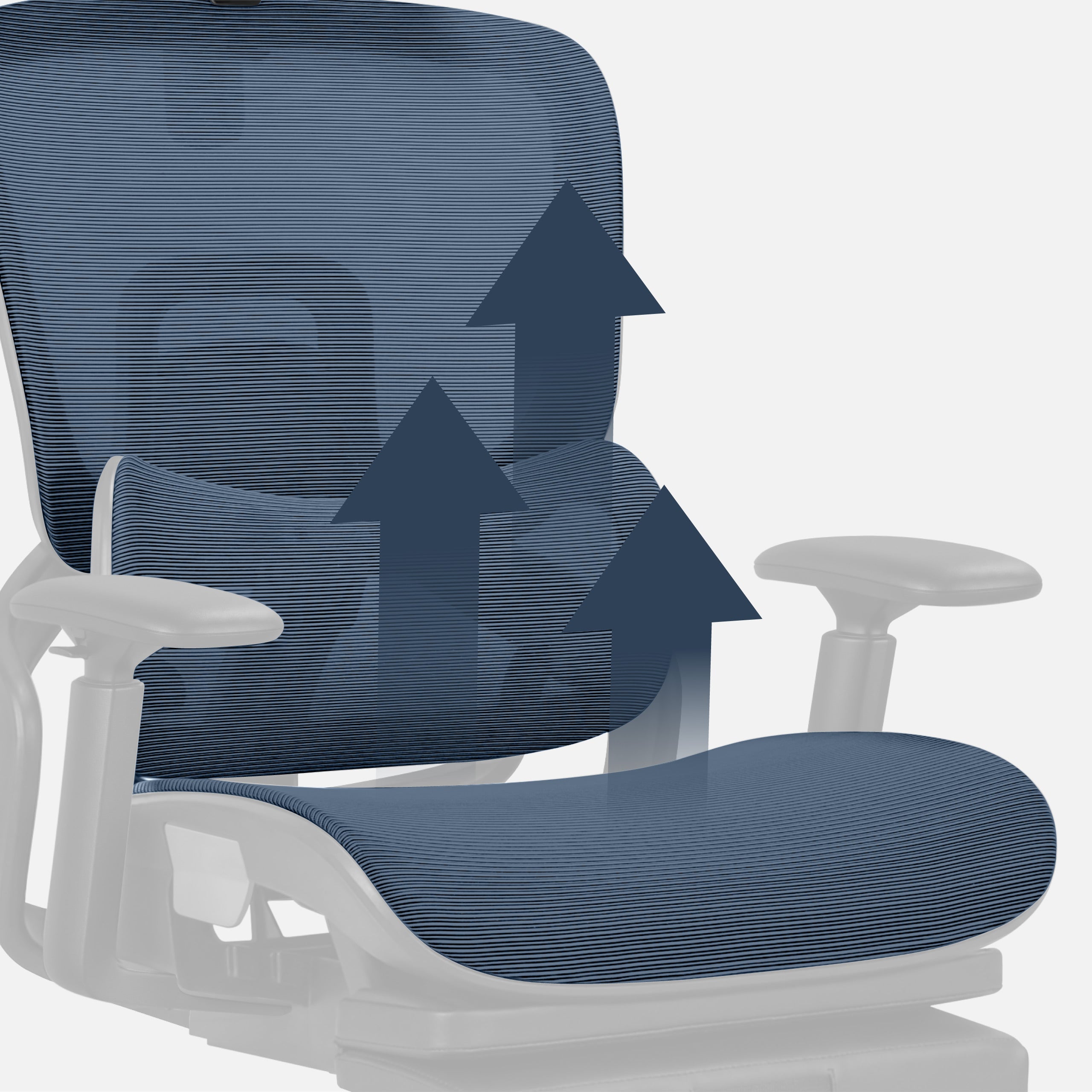 Ergonomischer Bürostuhl mit Fußstütze Mark Adler Expert 9.3 Schwarz