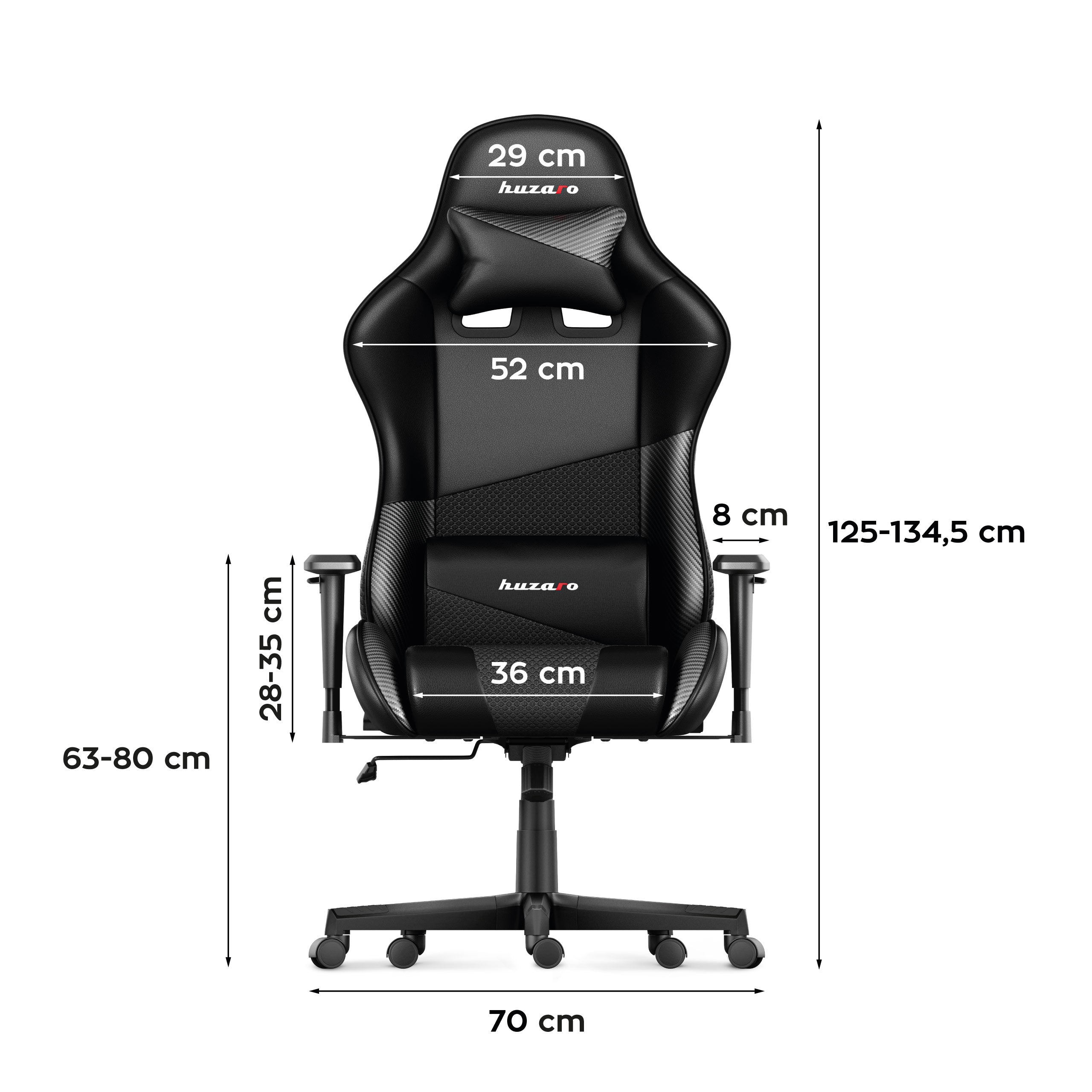 HUZARO FORCE 6.2 Carbon Gaming-Stuhl