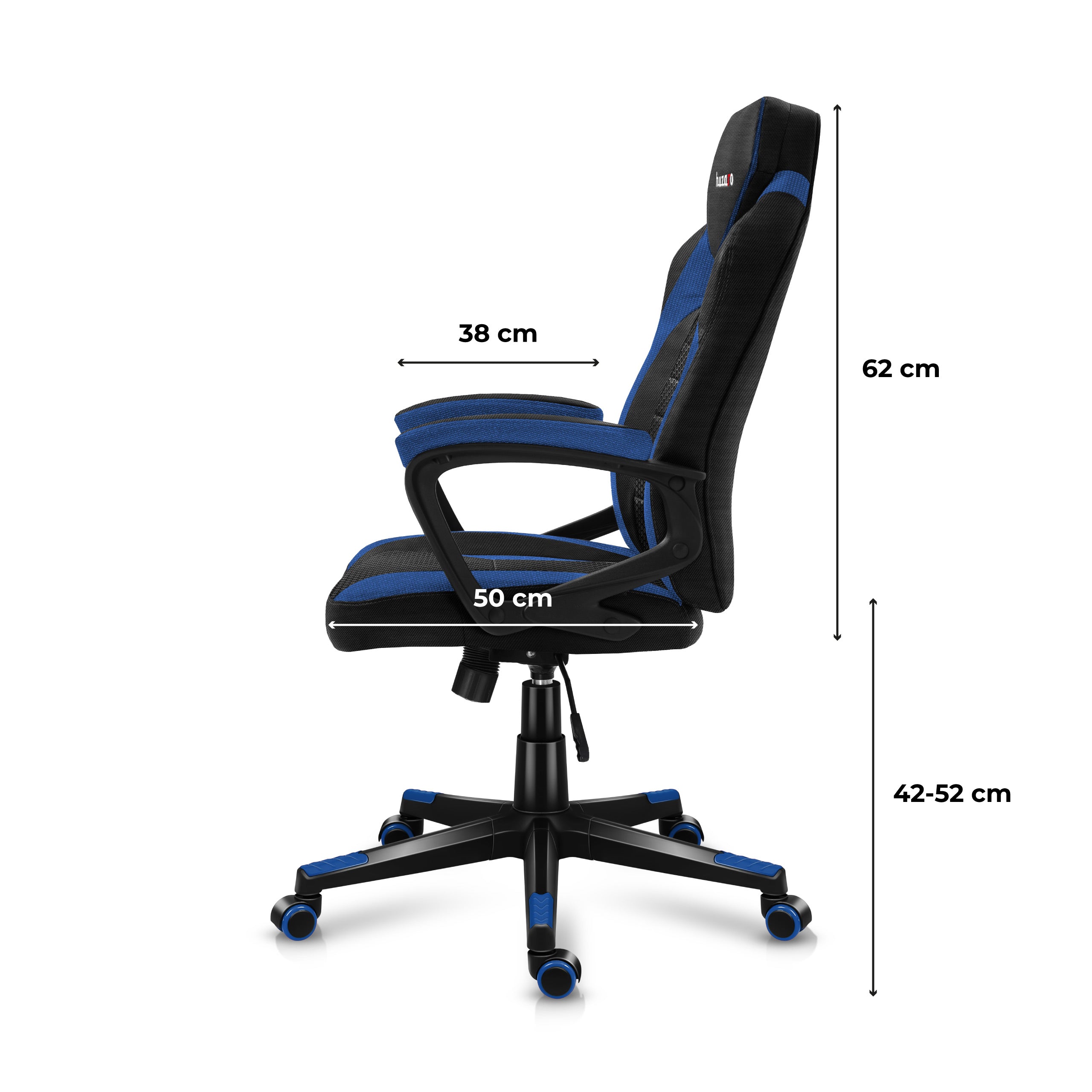 HUZARO FORCE 2.5 Blau Mesh Gaming-Stuhl