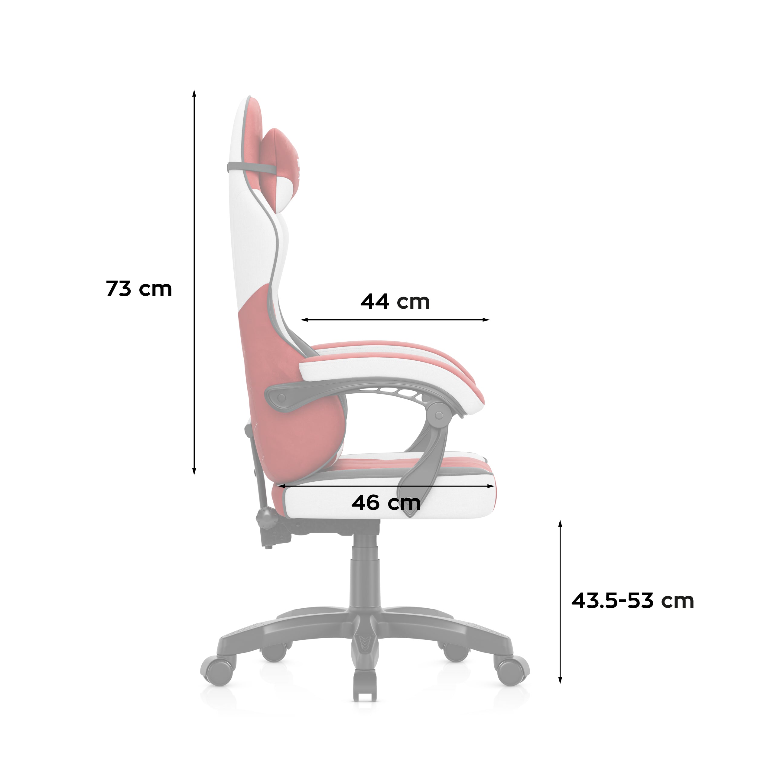 Huzaro Force 2.7 Gaming-Stuhl aus rotem Samt 
