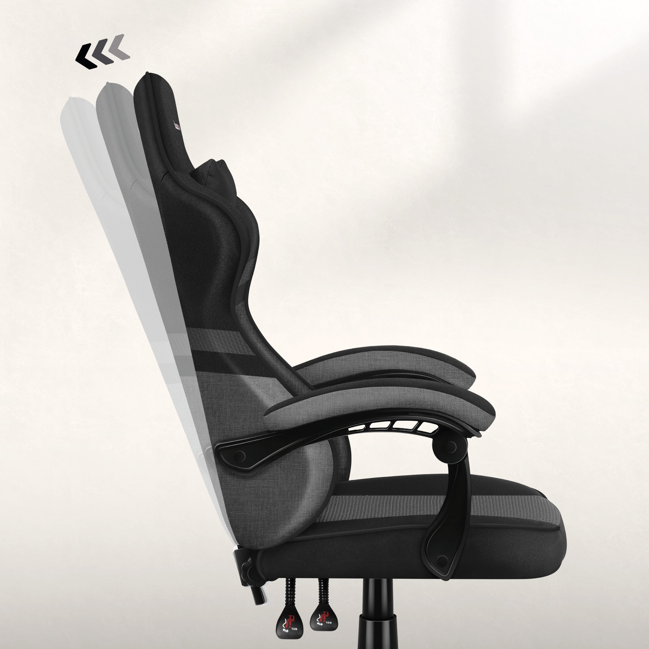 HUZARO FORCE 4.4 Grau Mesh Gaming-Stuhl