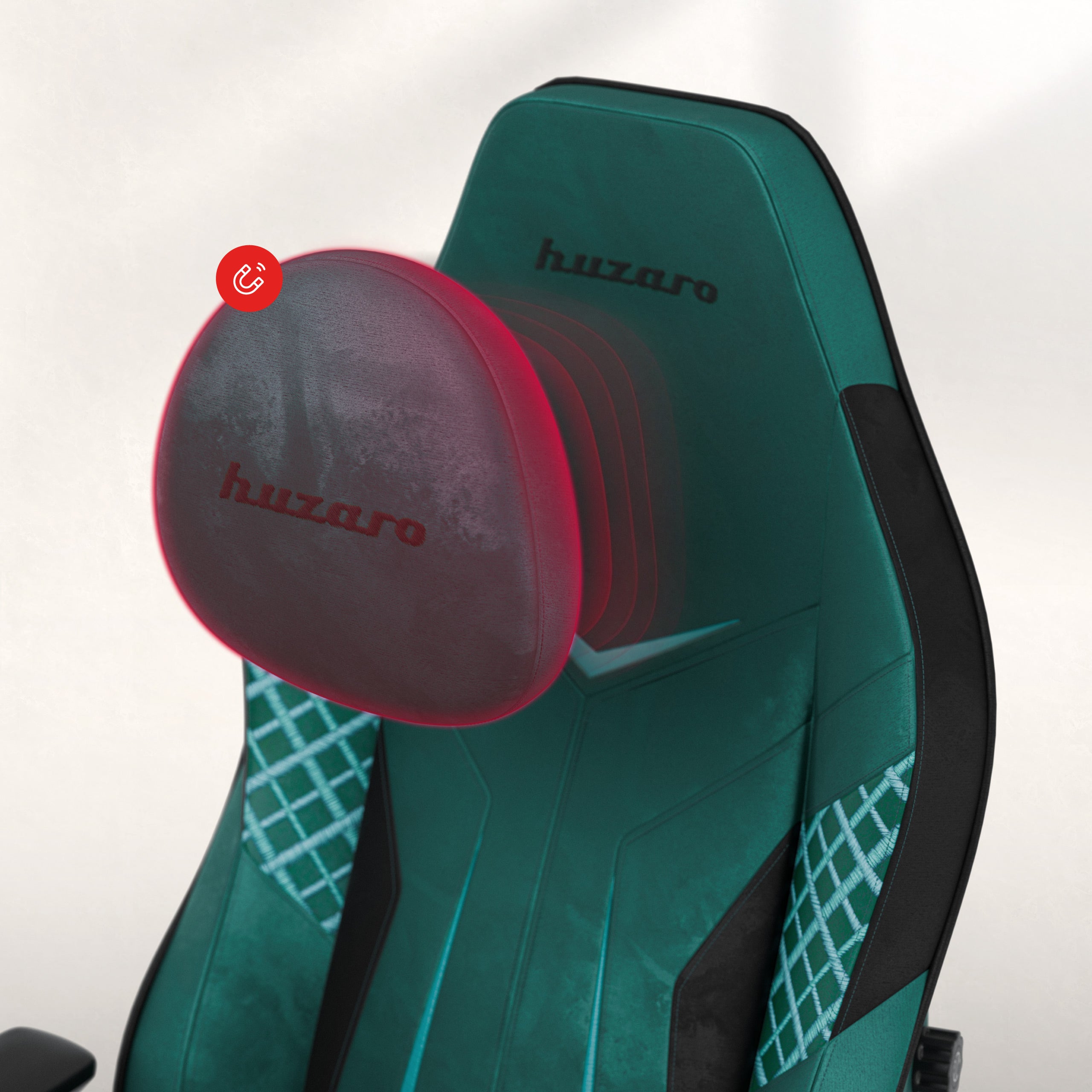 Fotel gamingowy zamszowy Huzaro Force 8.3 Green