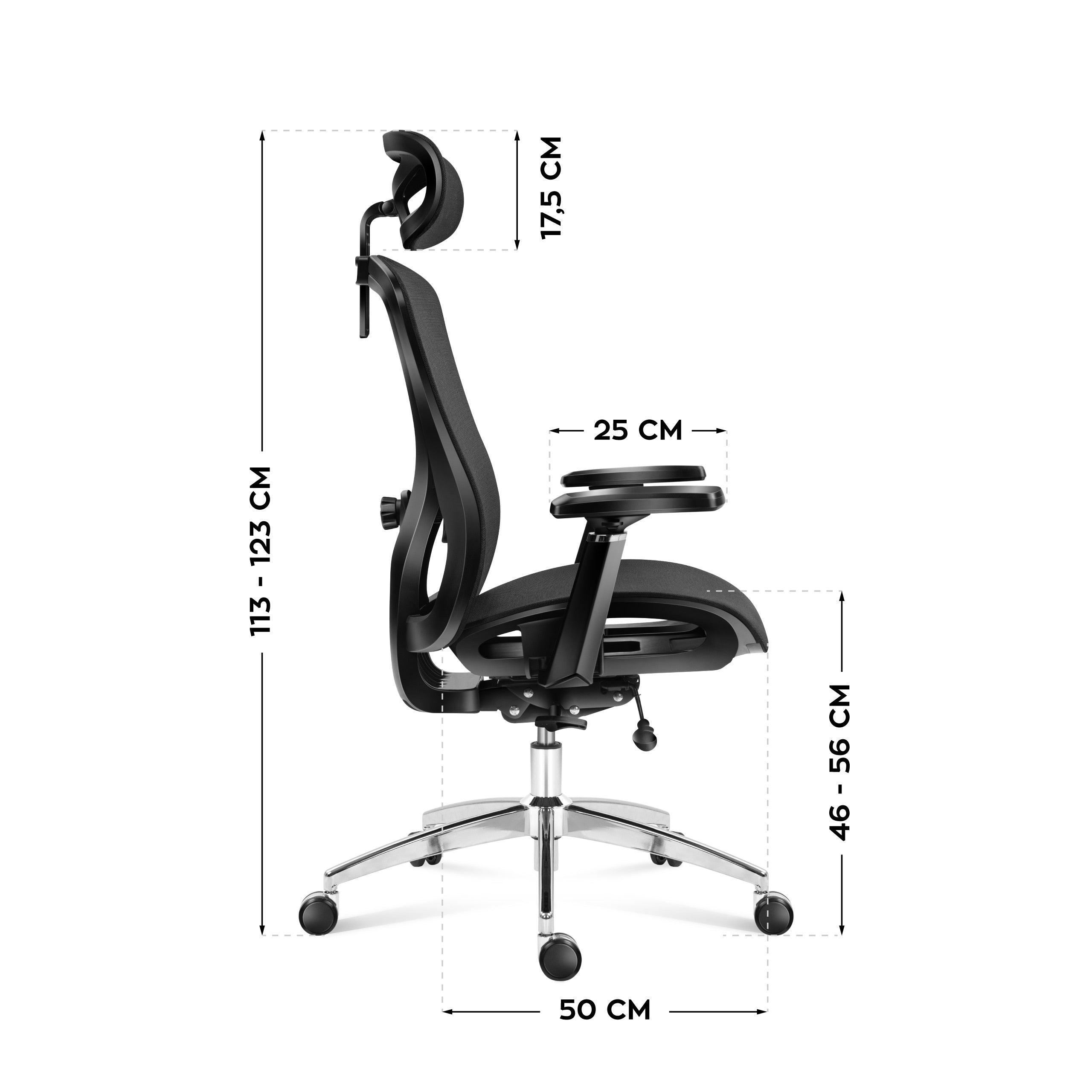 Expert 5.3 Black Mesh Bürostuhl