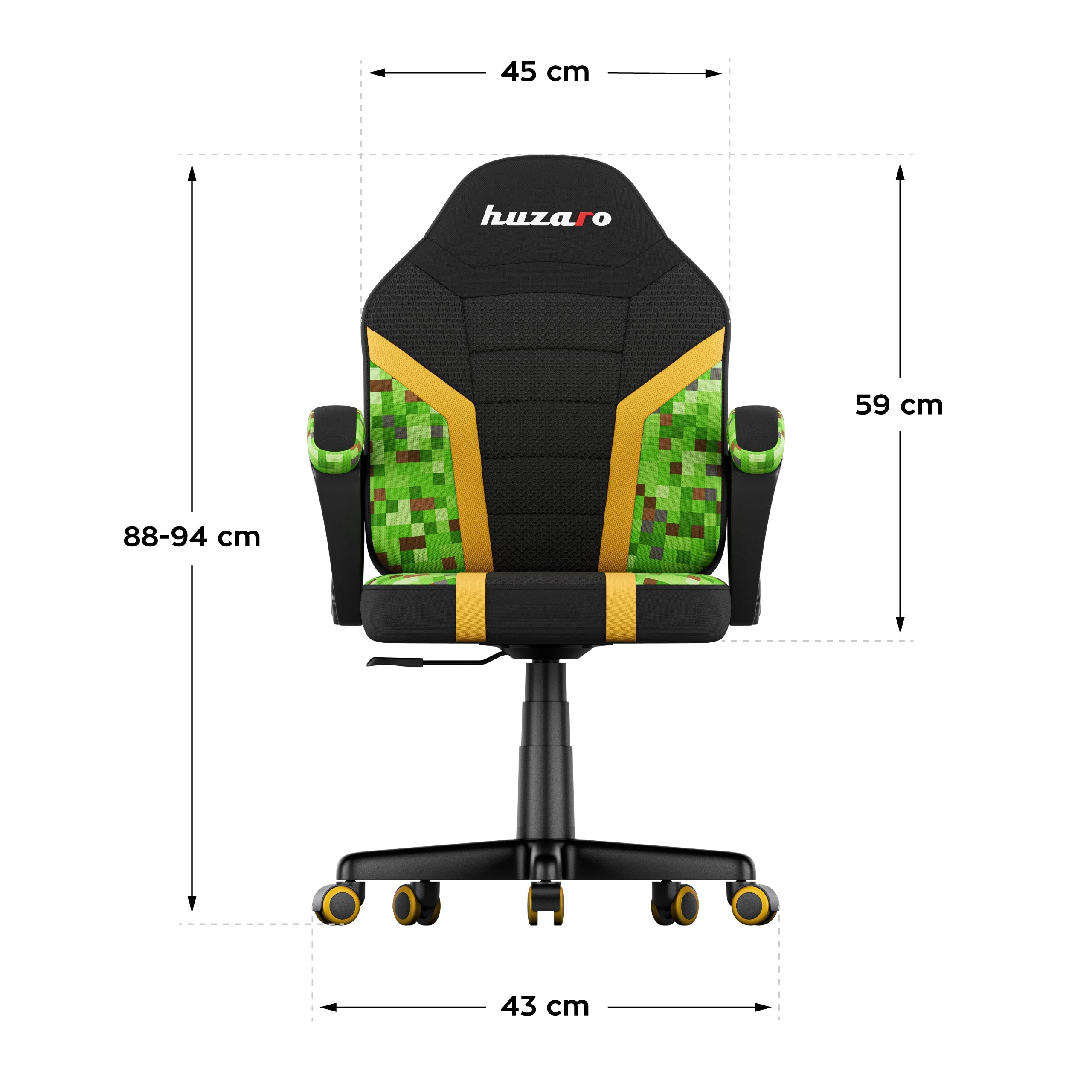 HUZARO RANGER 1.0 Pixel Mesh Gaming-Stuhl für Kinder