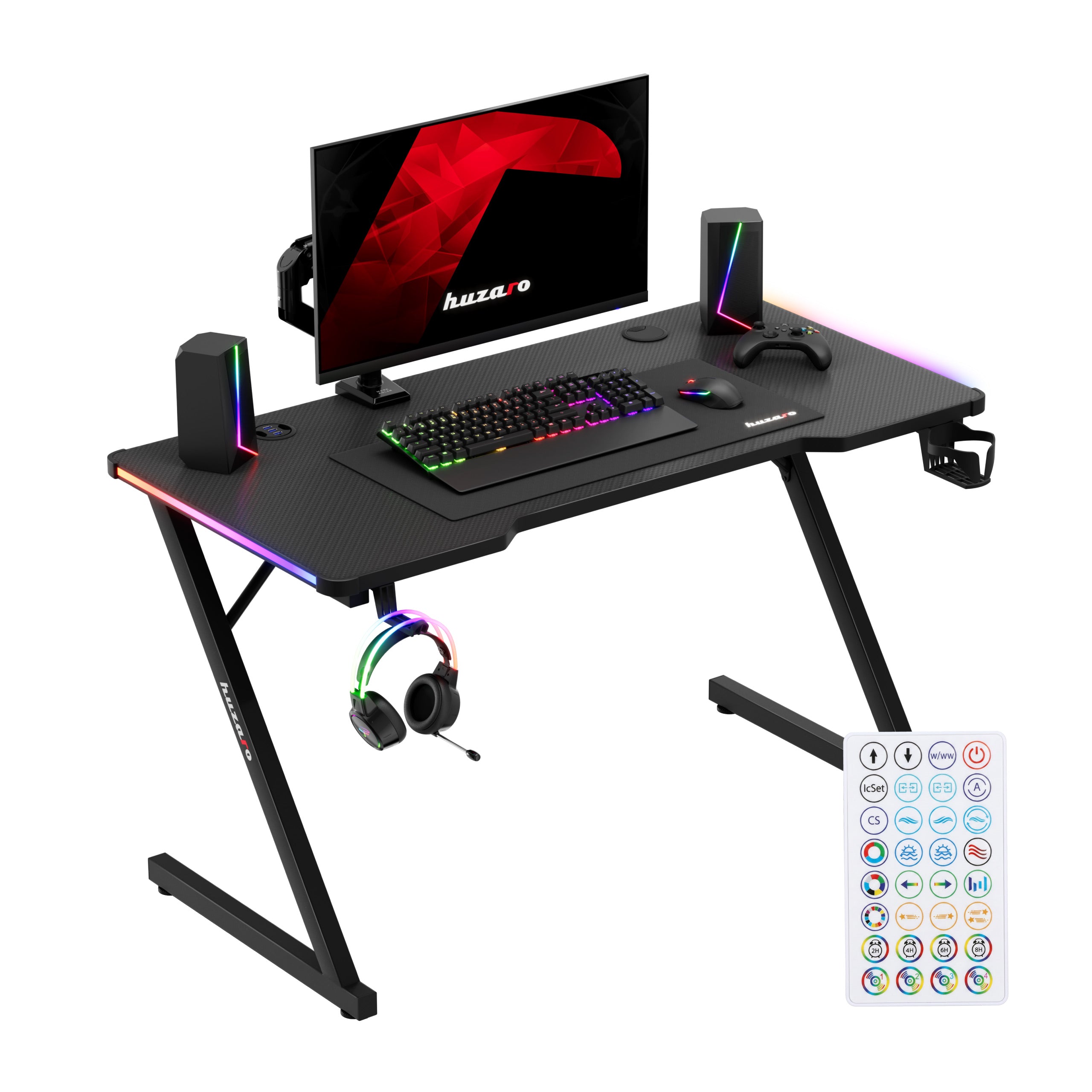 Huzaro Hero 2.5 RGB-LED-Gaming-Tisch