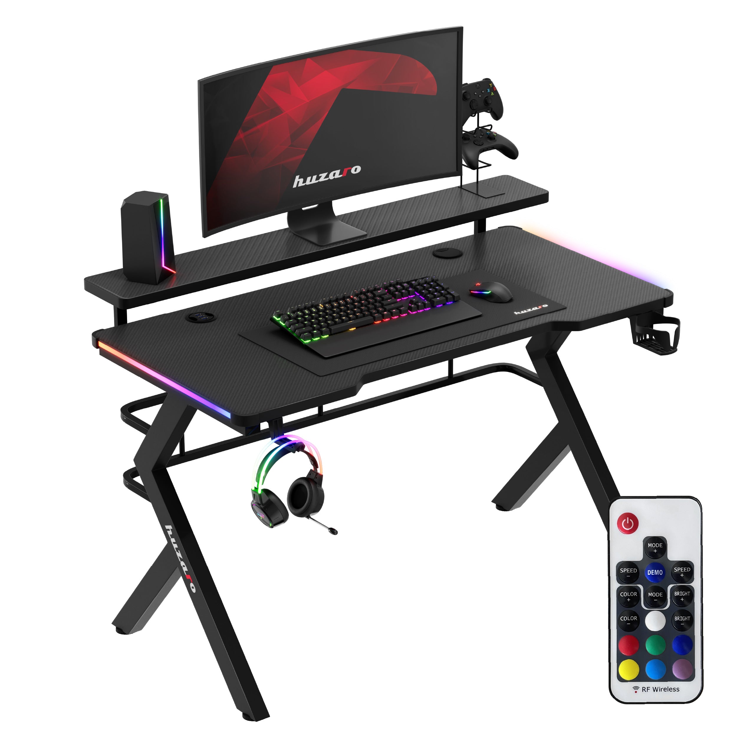 Huzaro Hero 5.0 RGB-LED-Gaming-Tisch