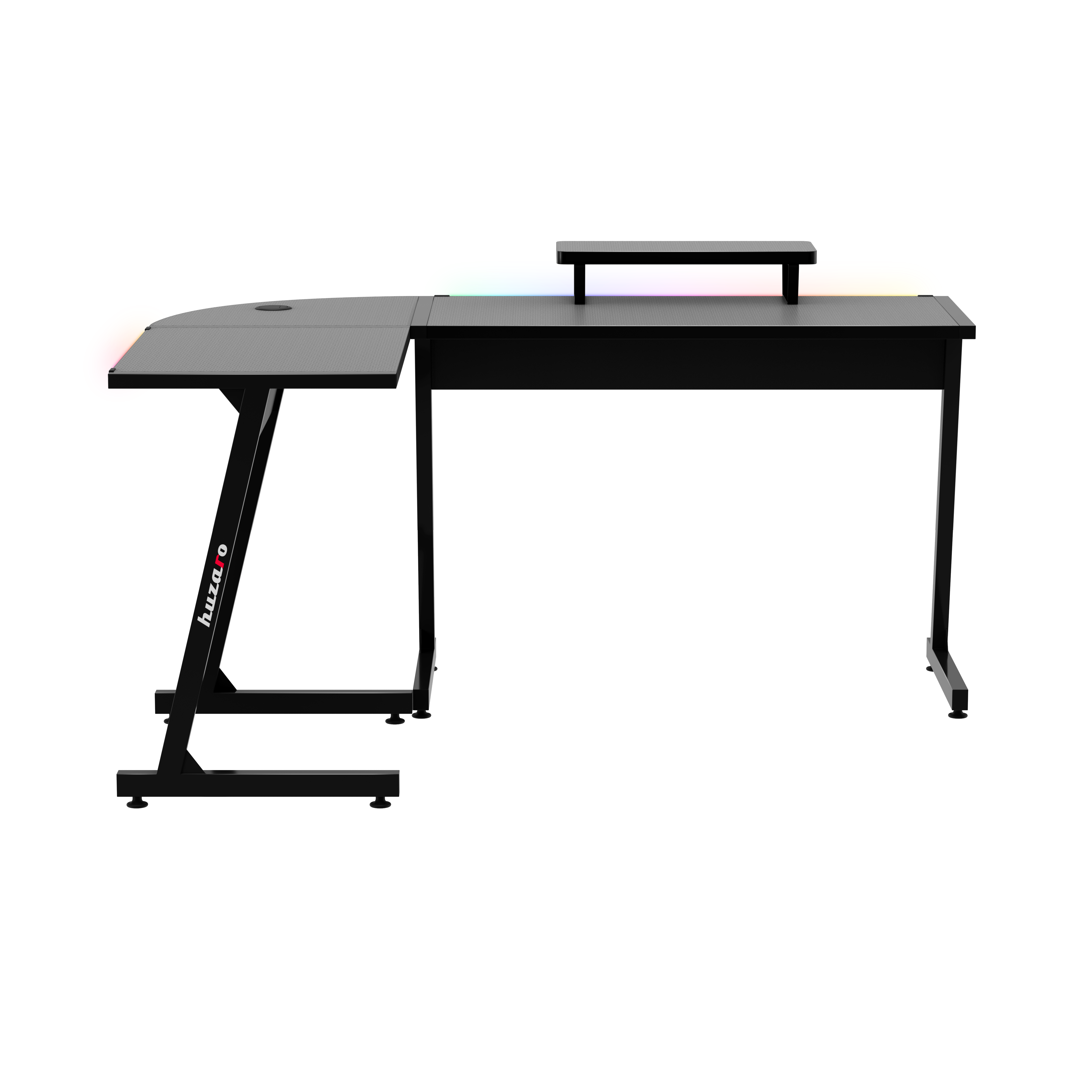 Huzaro Hero 6.0 RGB schwarz Eck-Gaming-Tisch