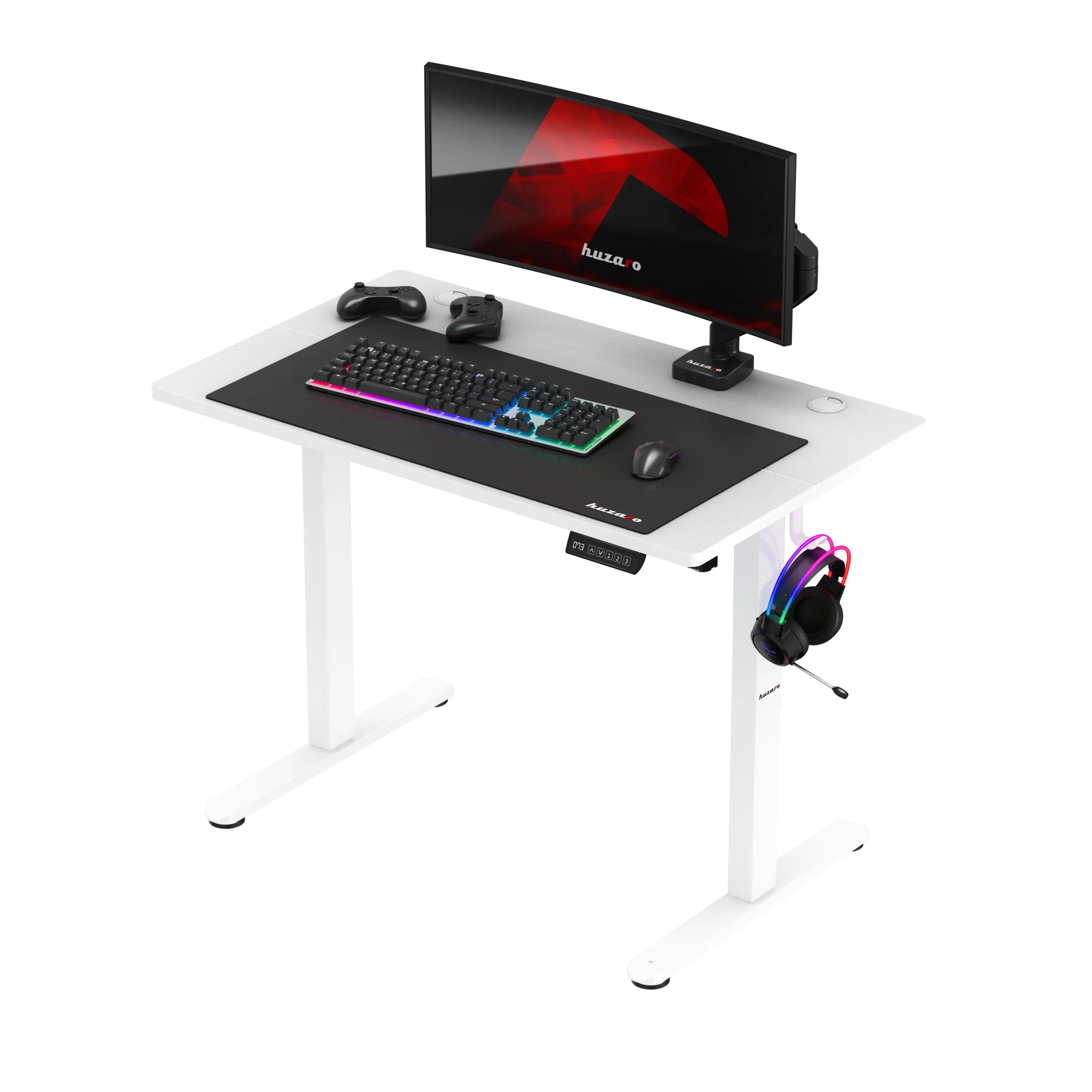 Huzaro Hero 7.9 Weiß Elektrischer Schreibtisch 100 cm x 60 cm