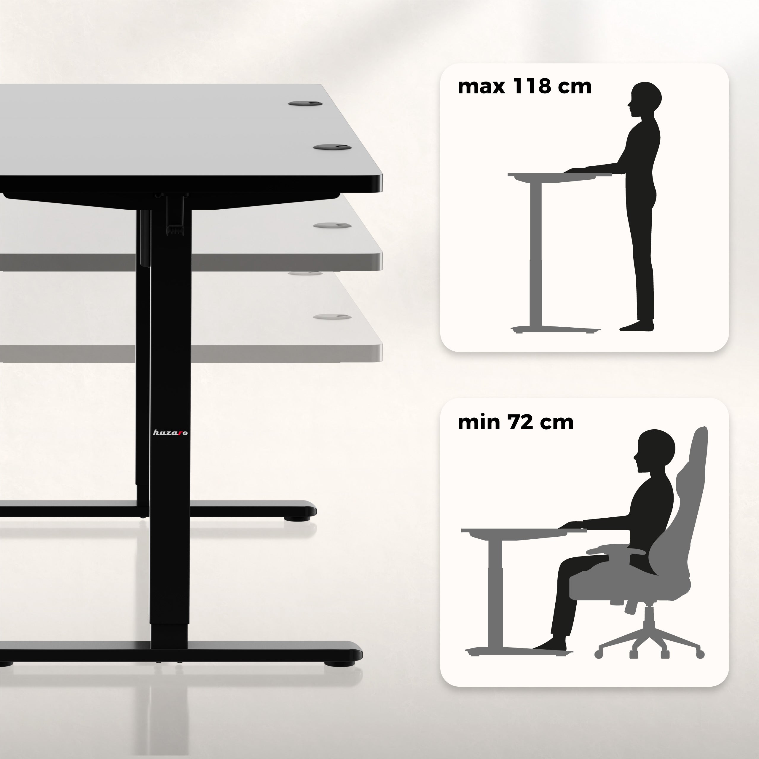 Ergonomischer elektrischer Schreibtisch