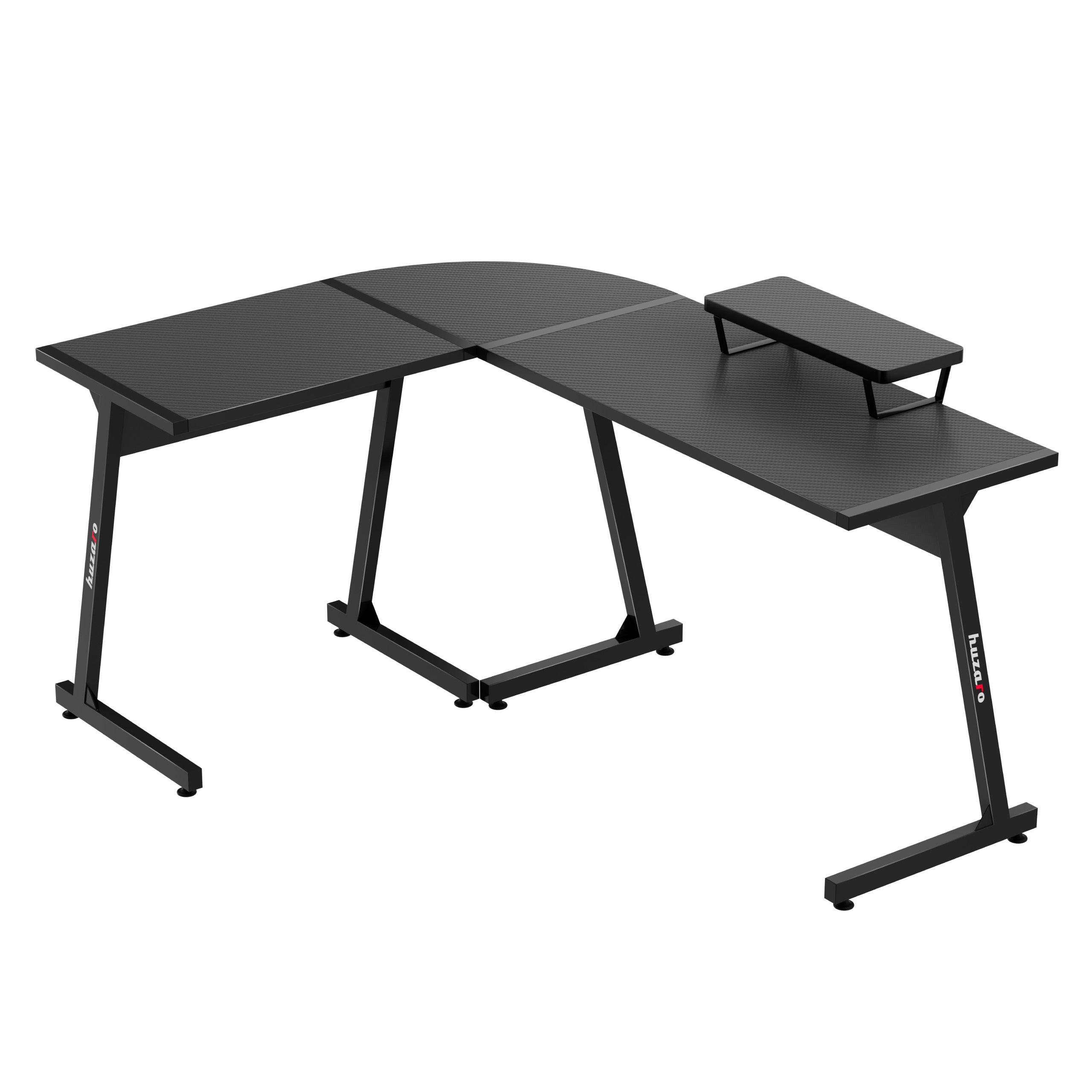 Huzaro Hero 6.0 Eck-Gaming-Schreibtisch schwarz