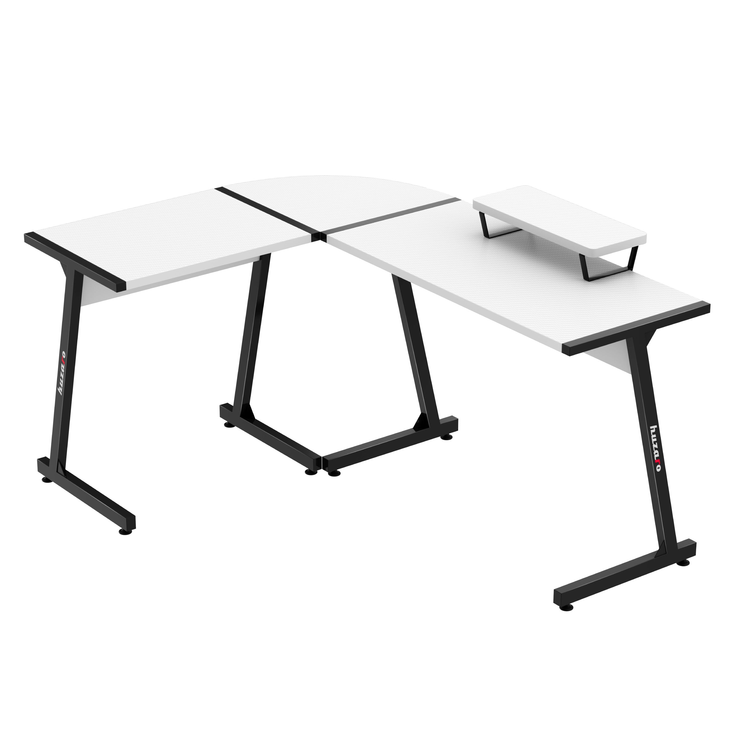 Huzaro Hero 6.0 Eck-Gaming-Schreibtisch weiß