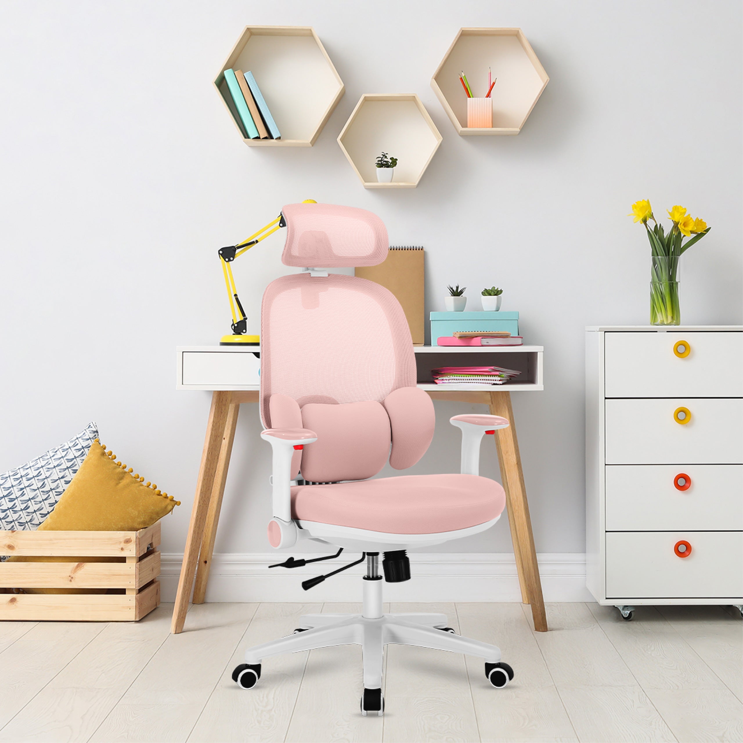 Mark Adler Junior 6.3 Pink ergonomischer Kinderstuhl