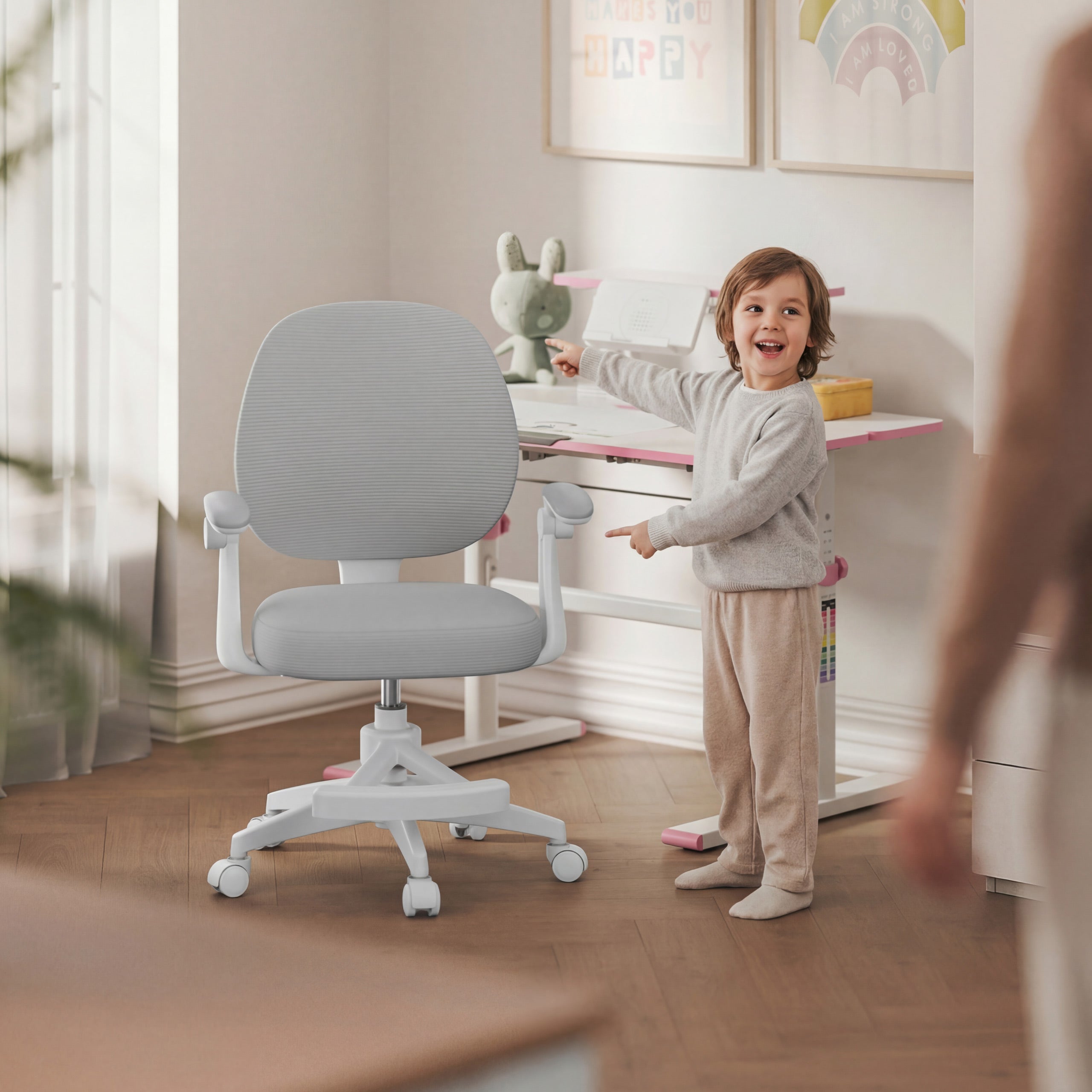 Drehstuhl für Kinder Mark Adler Junior 3.1 Grey