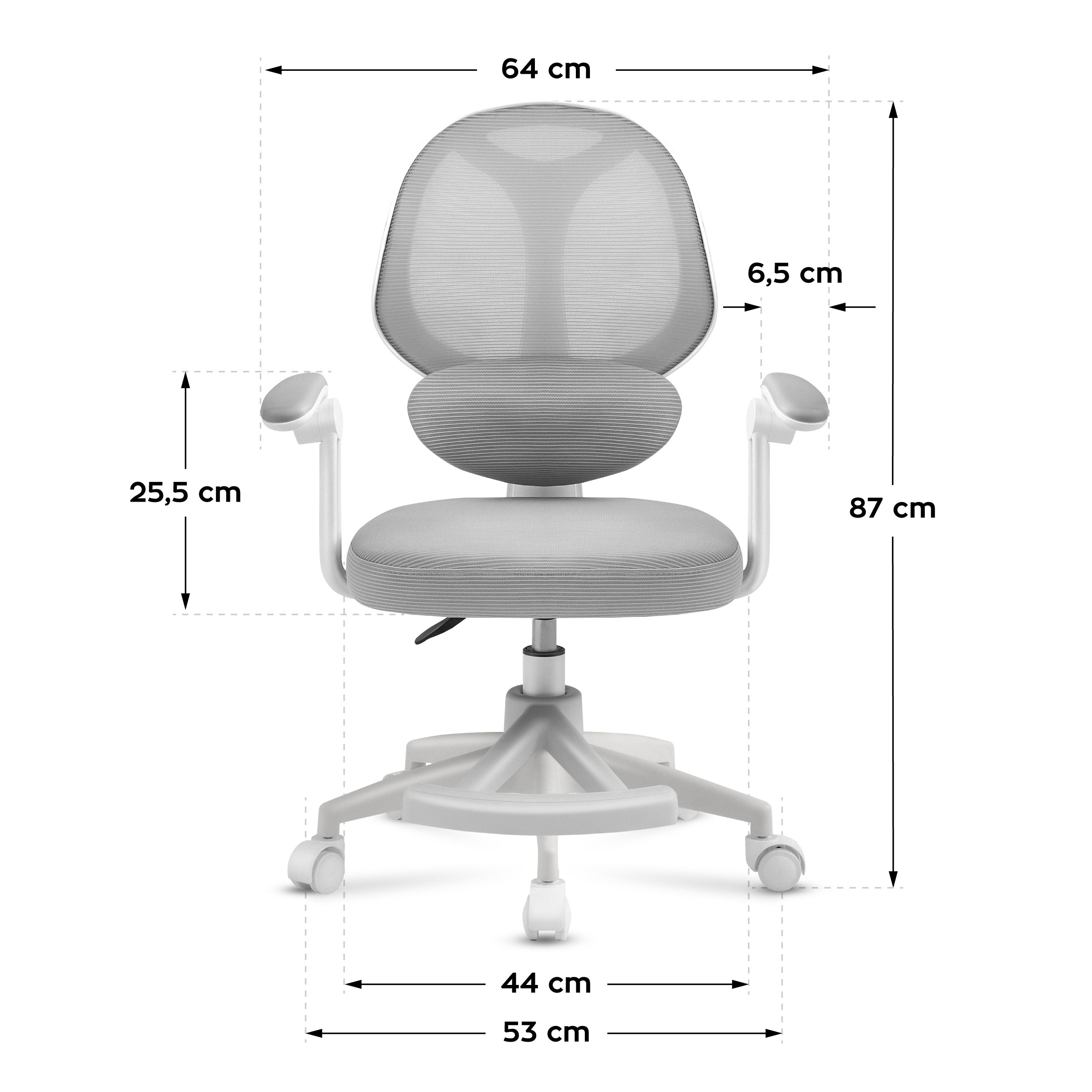 Mark Adler Junior 4.5 Grau Kinderschreibtischstuhl