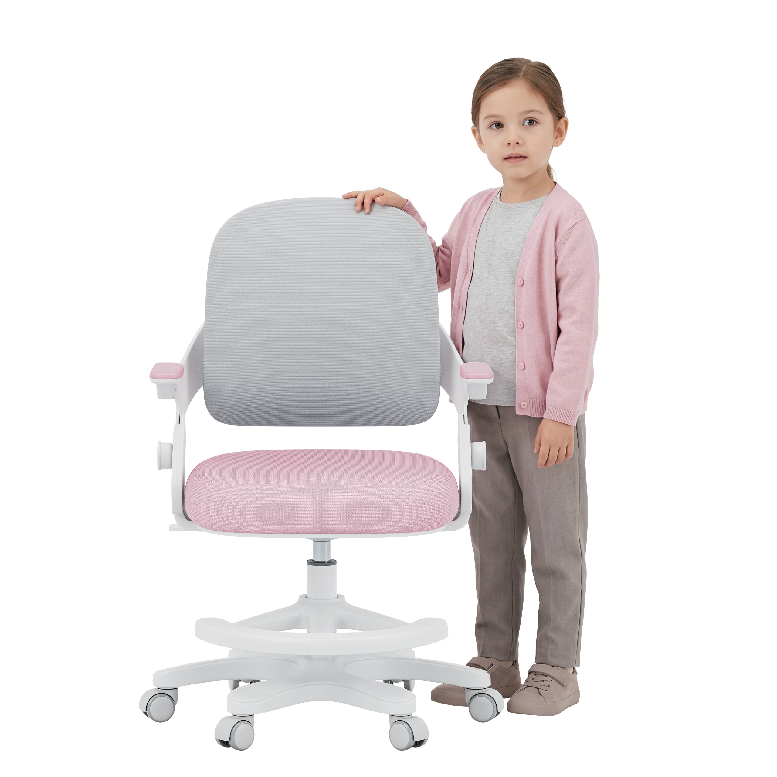 Kinderschreibtischstuhl Mark Adler Junior 4.3 Pink-grey