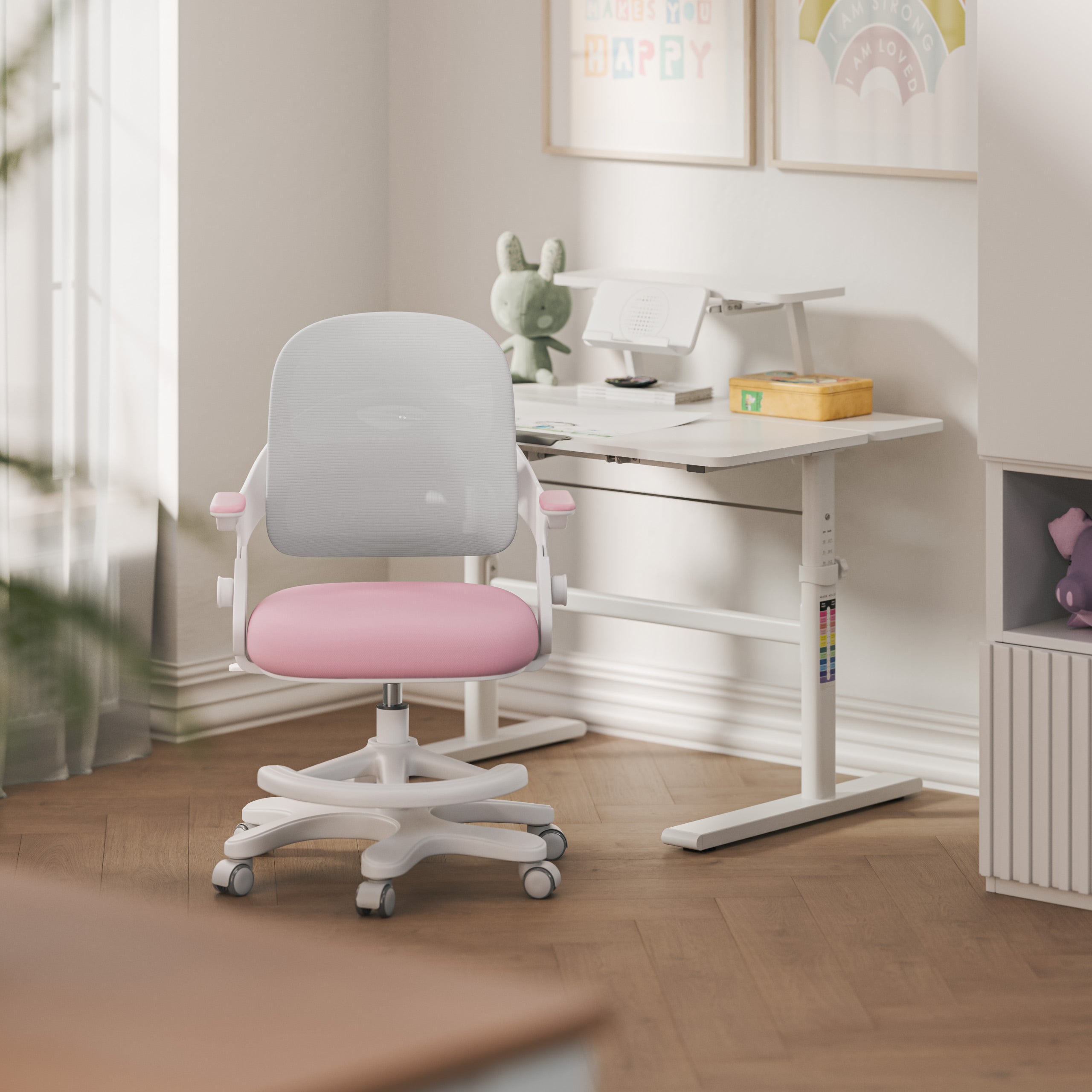 Kinderschreibtischstuhl Mark Adler Junior 4.3 Pink-grey