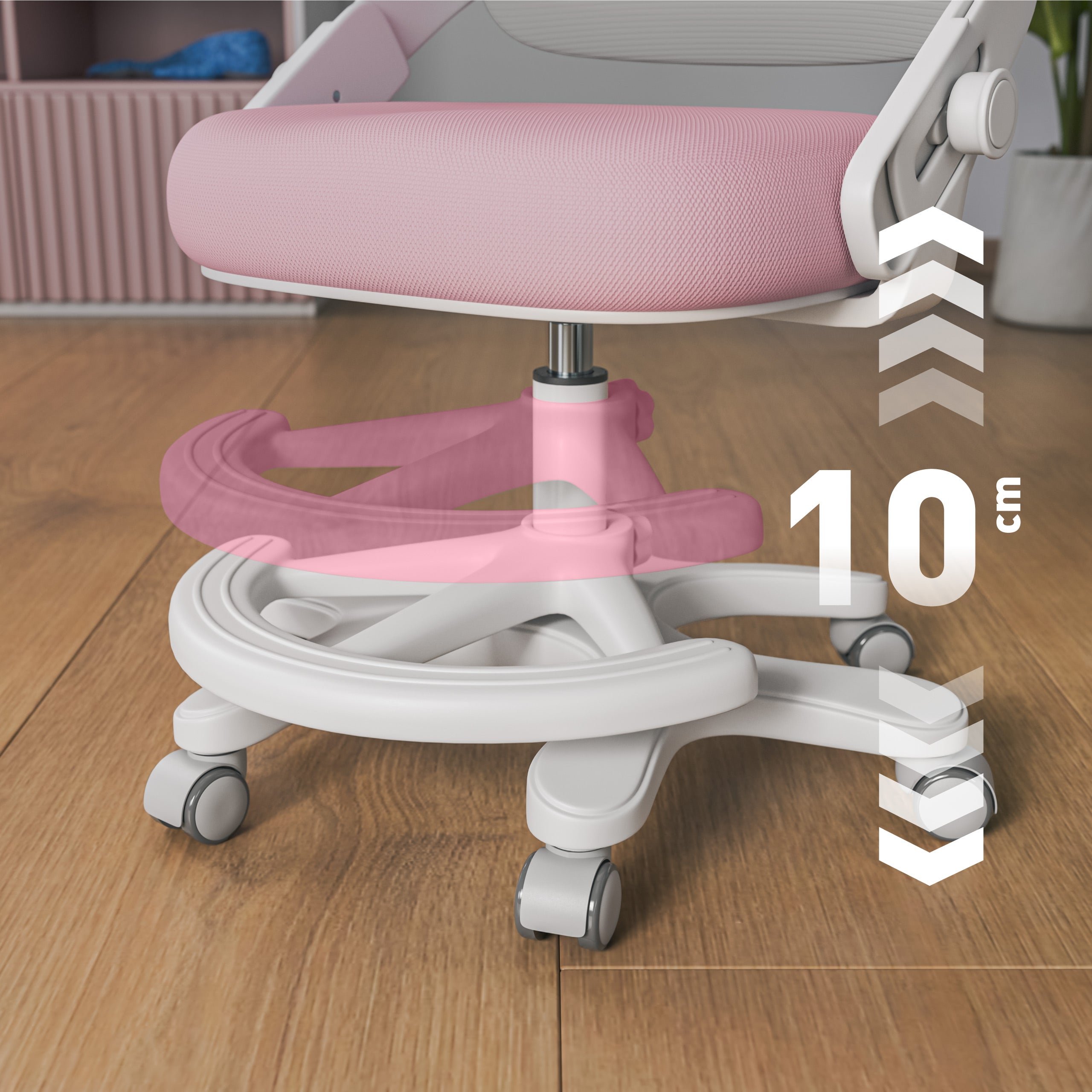 Kinderschreibtischstuhl Mark Adler Junior 4.3 Pink-grey