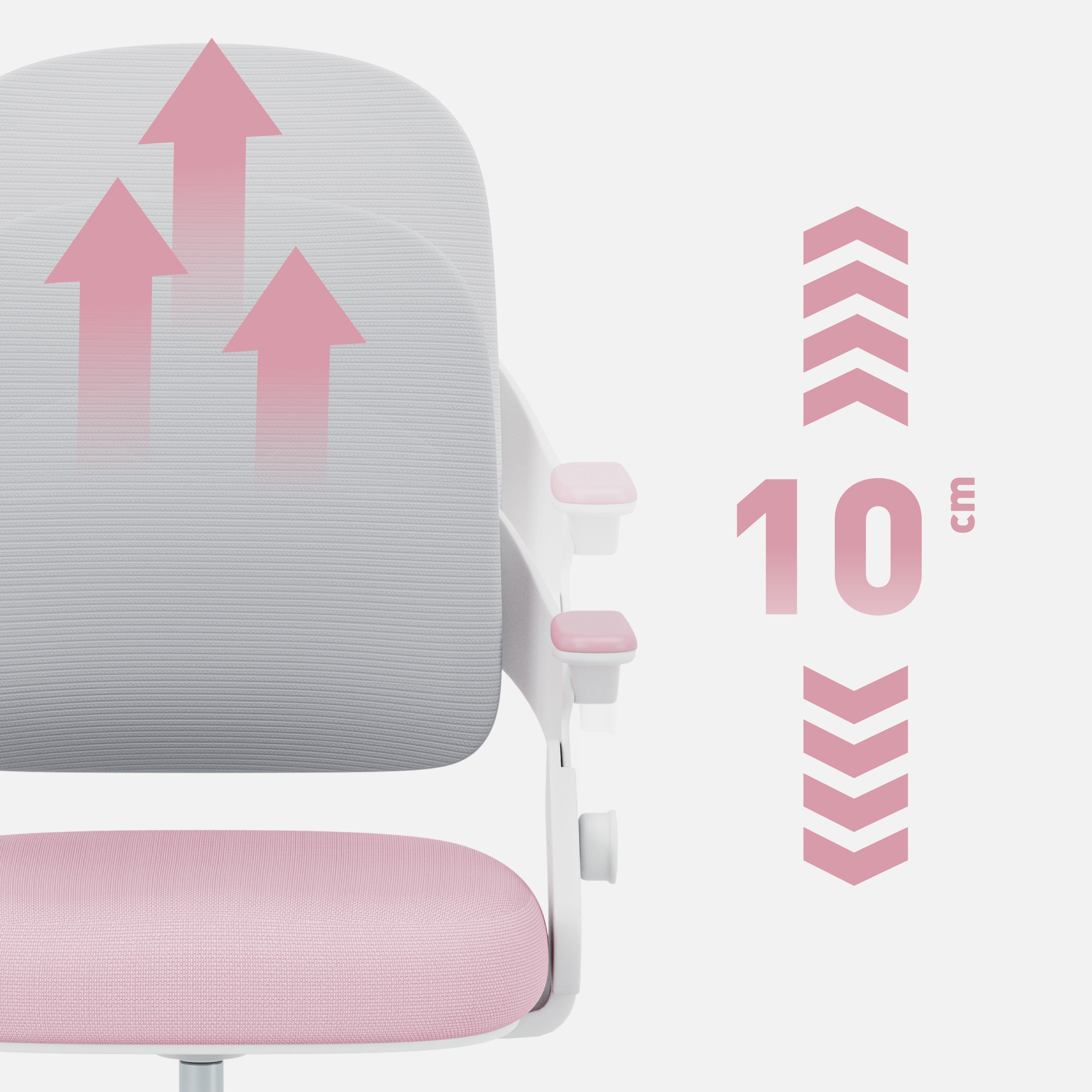 Kinderschreibtischstuhl Mark Adler Junior 4.3 Pink-grey