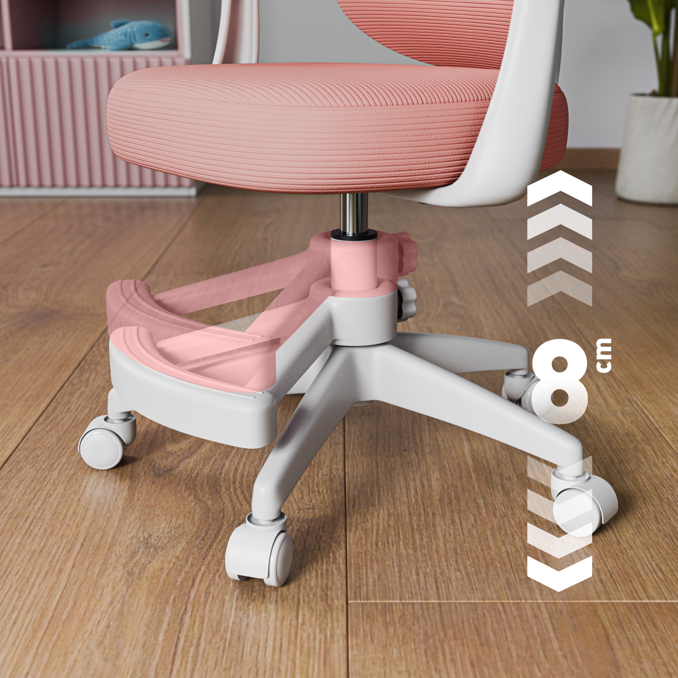 Mark Adler Junior 4.5 Rosa Kinderschreibtischstuhl