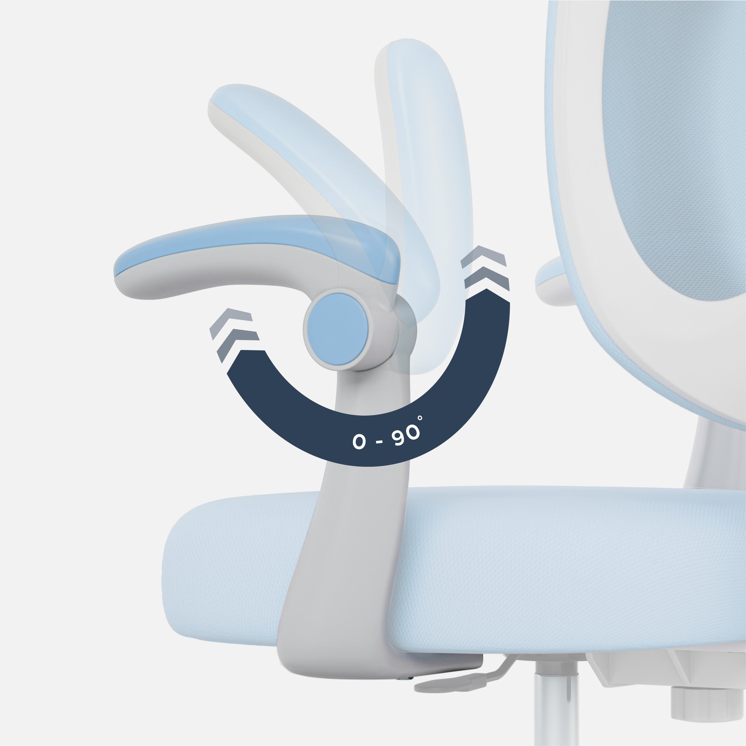 Mark Adler Junior 4.6 Blau ergonomischer Kinderstuhl