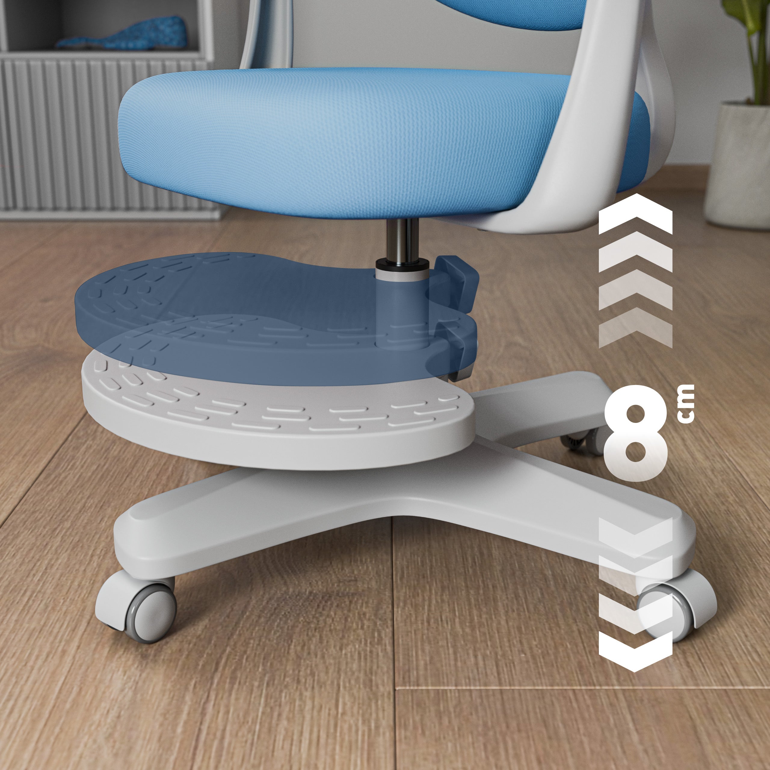 Mark Adler Junior 4.6 Blau ergonomischer Kinderstuhl