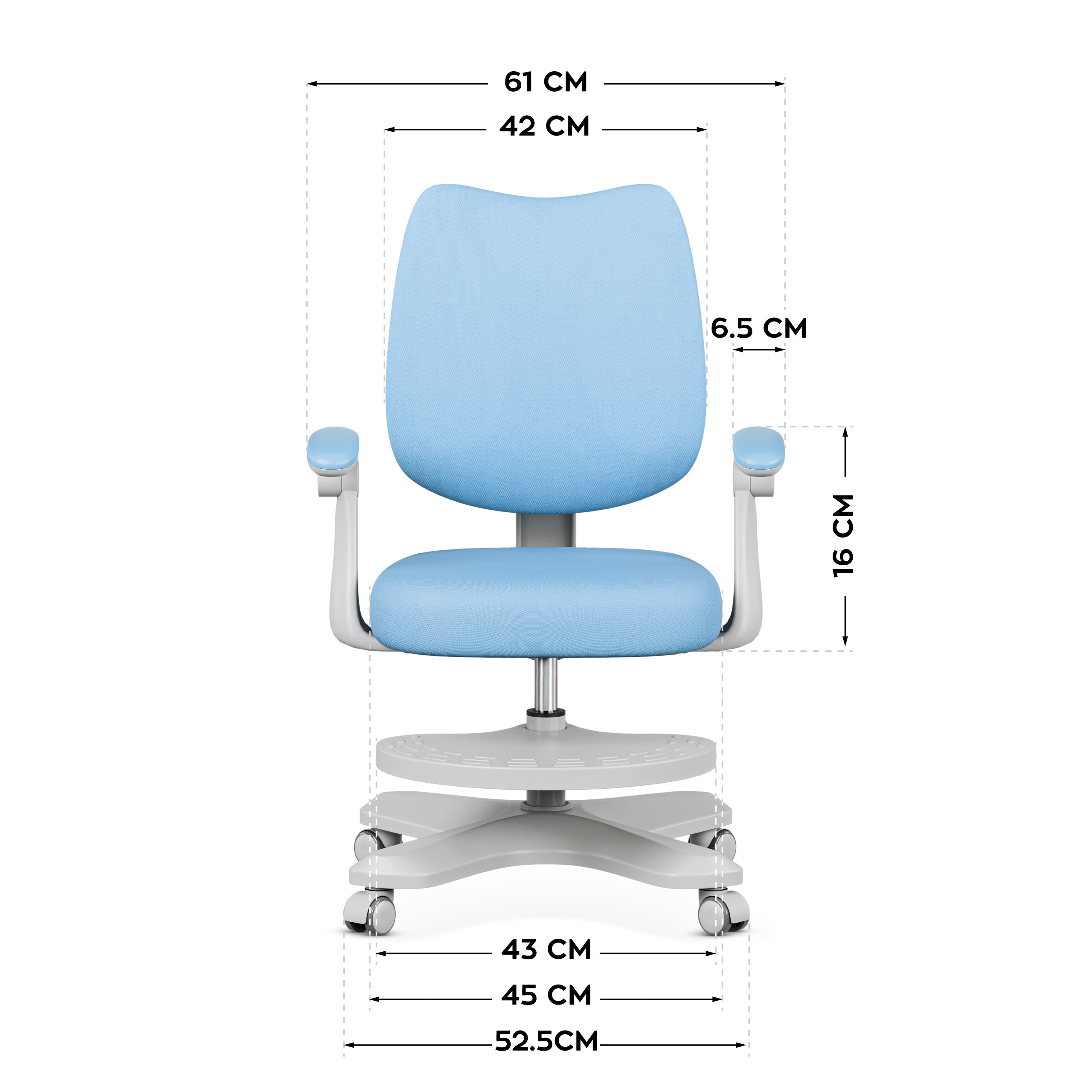 Mark Adler Junior 4.6 Blau ergonomischer Kinderstuhl