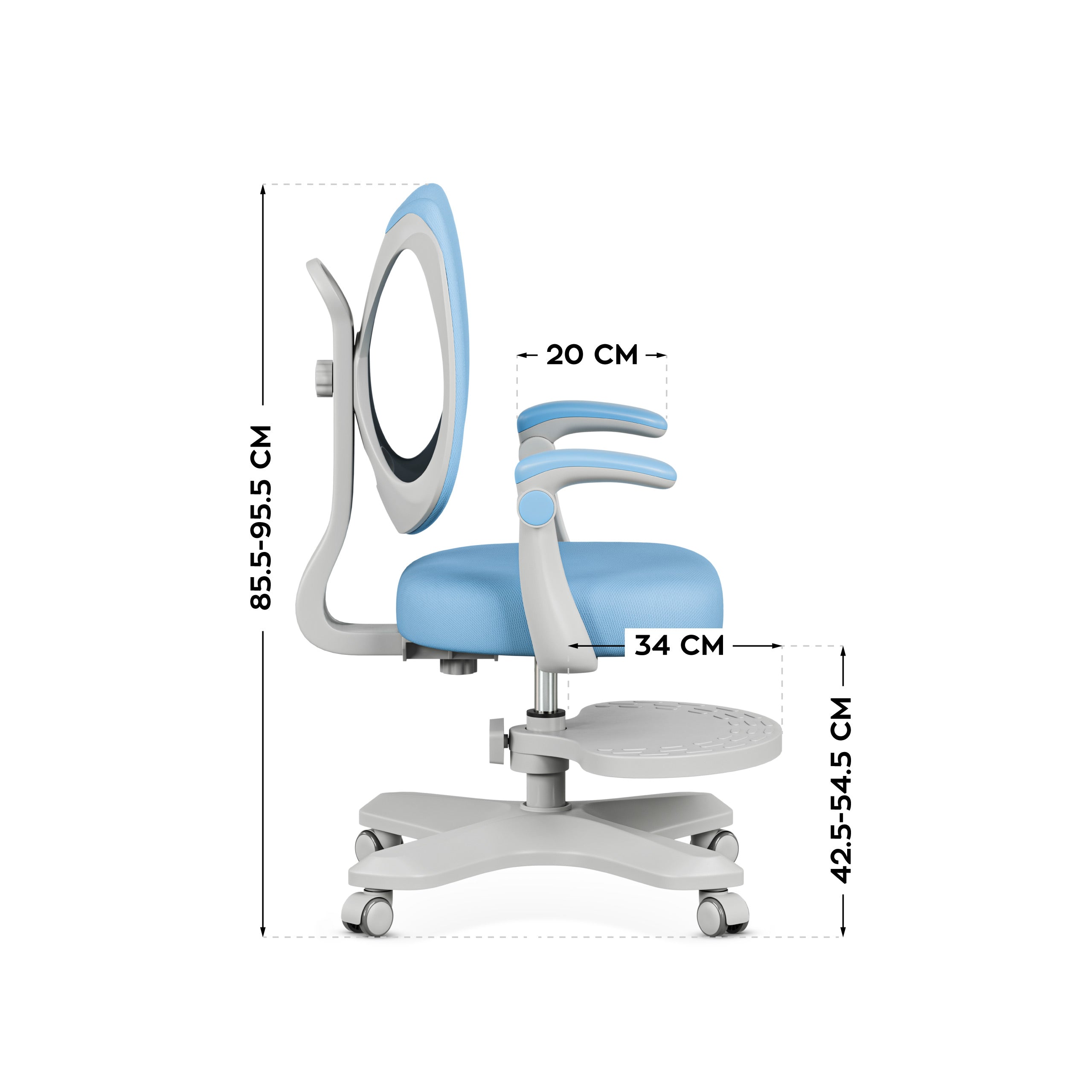 Mark Adler Junior 4.6 Blau ergonomischer Kinderstuhl