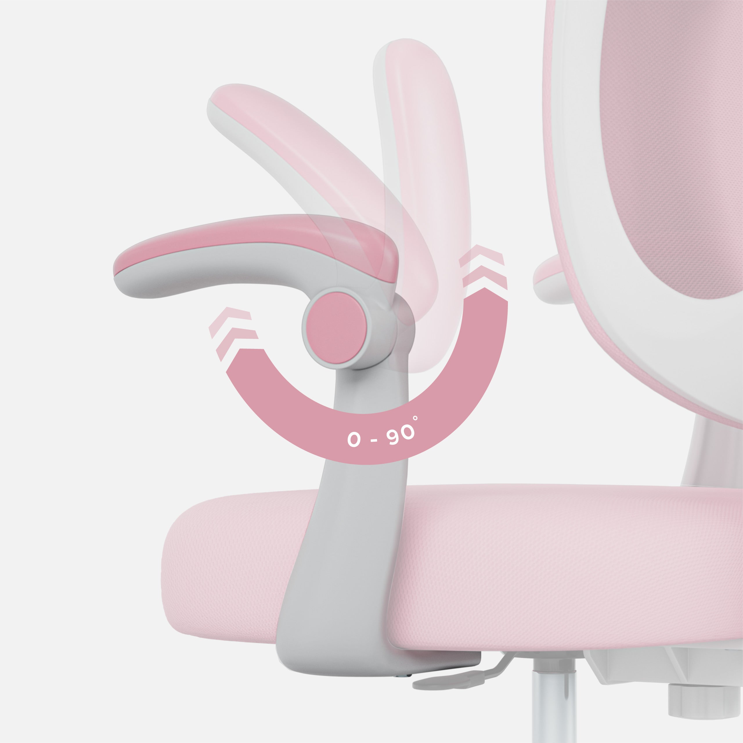 Mark Adler Junior 4.6 Rosa ergonomischer Kinderstuhl