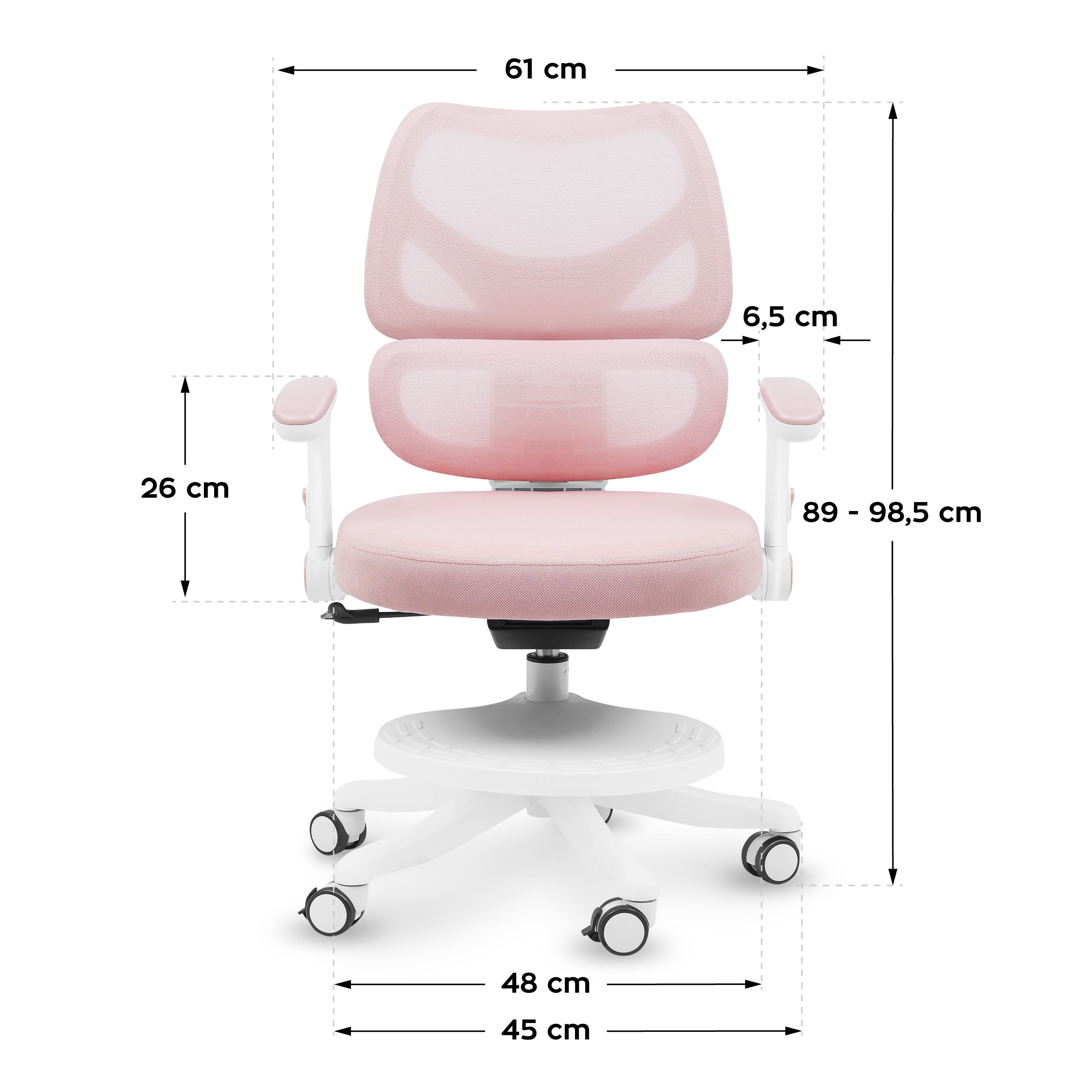 Mark Adler Junior 5.3 Drehstuhl Rosa für Kinder