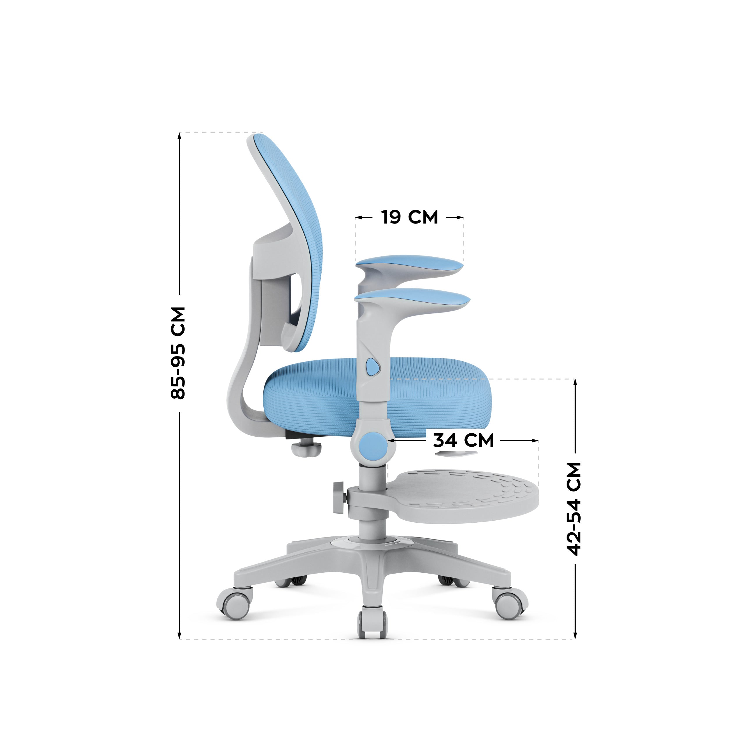 Mark Adler JUNIOR 5.0 Blau Drehstuhl 