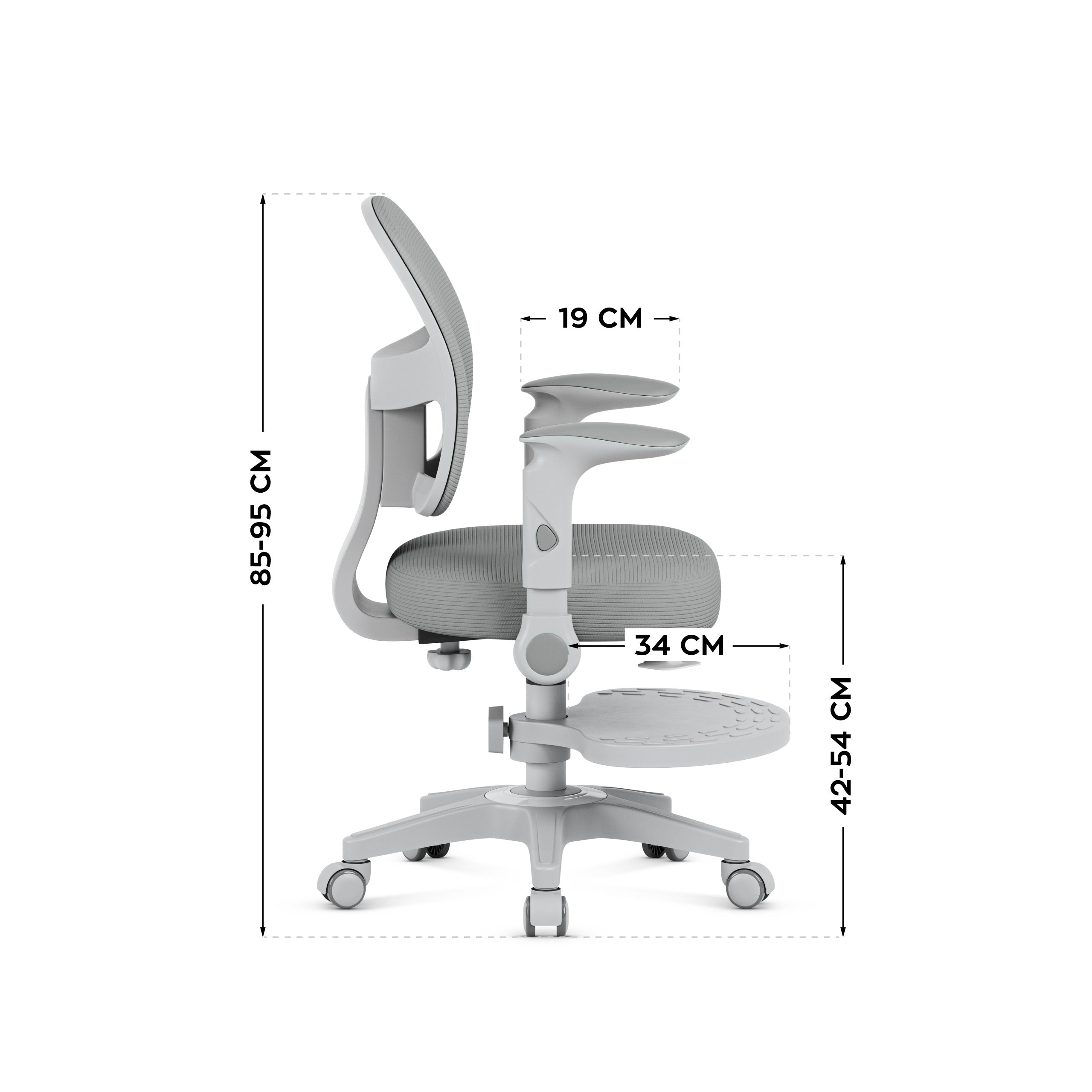 Mark Adler JUNIOR 5.0 Grau Drehstuhl 