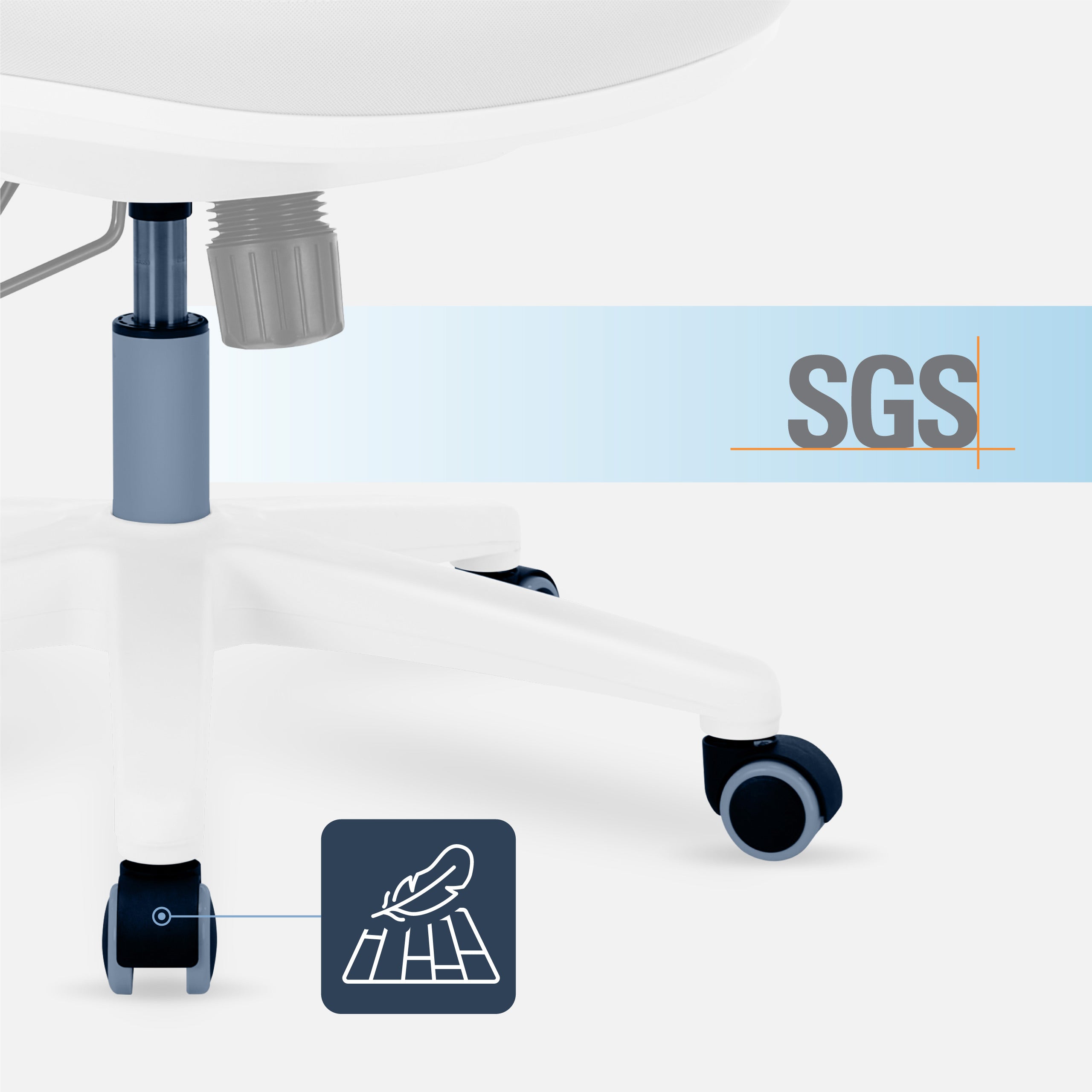 Mark Adler Junior 6.3 Grau ergonomischer Kinderstuhl