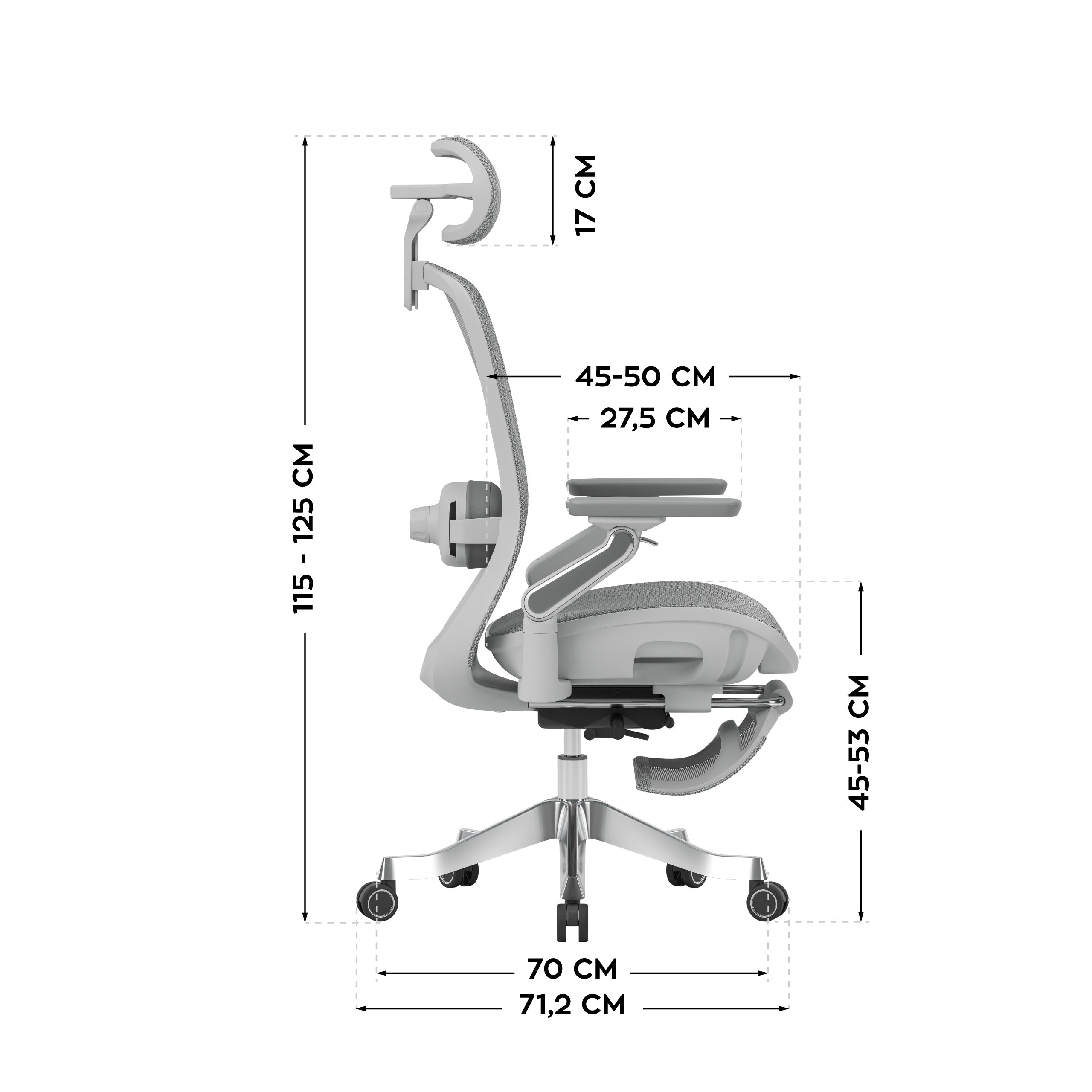 Ergonomischer Massagesessel Mark Adler Leadpro 8.7 Grey