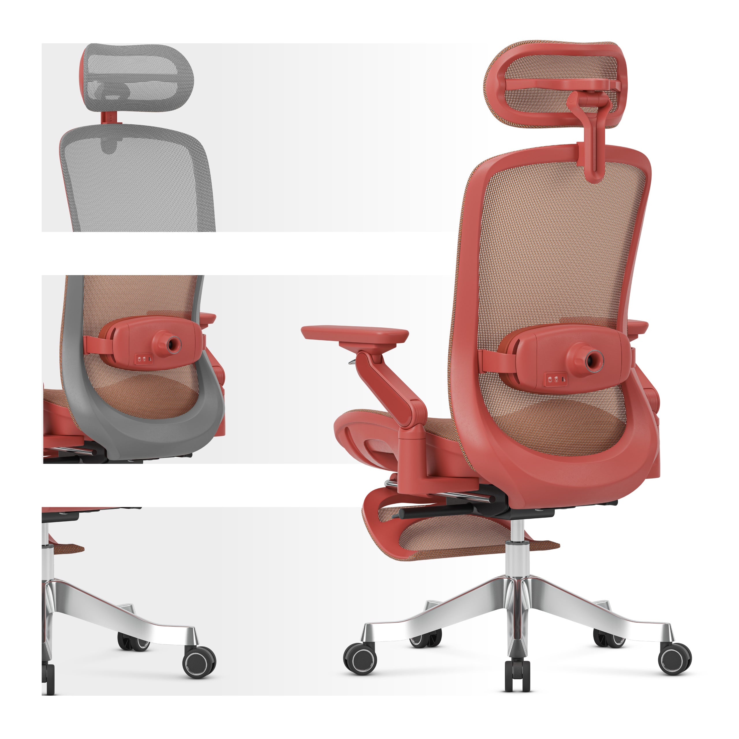 Ergonomischer Massagesessel Mark Adler Leadpro 8.7 Rot