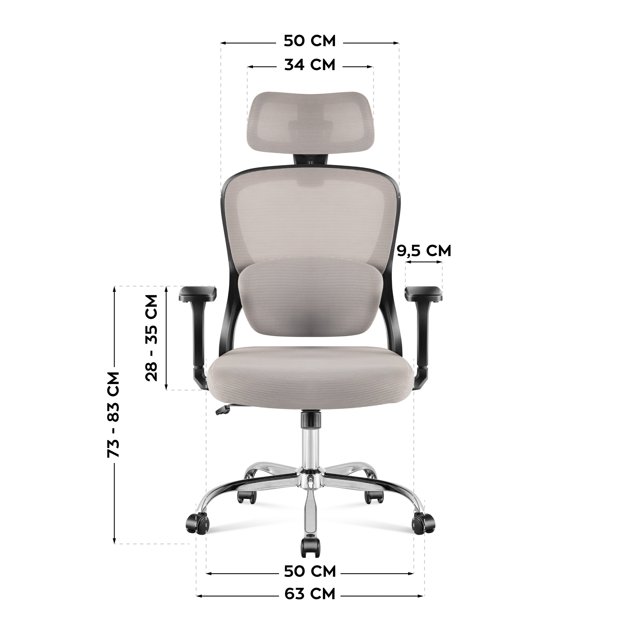 Mark Adler Manager 3.2 Grau ergonomischer Stuhl