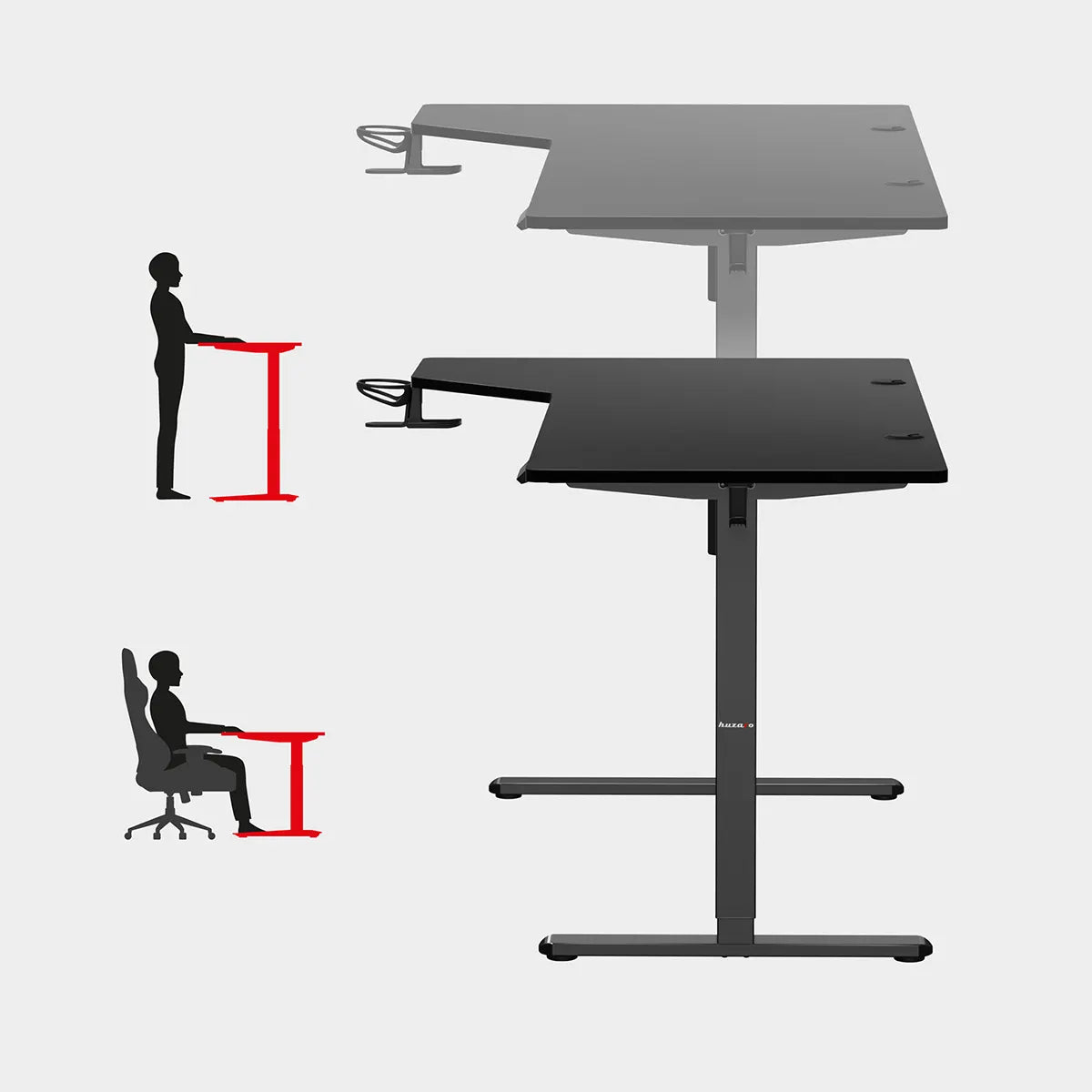 Ergonomischer elektrischer Schreibtisch