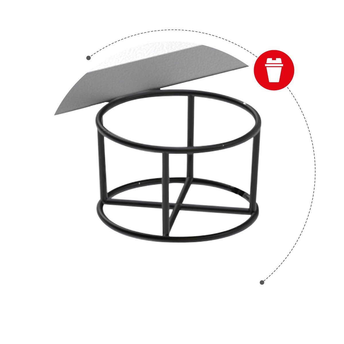 Getränkehalter Klapphalter