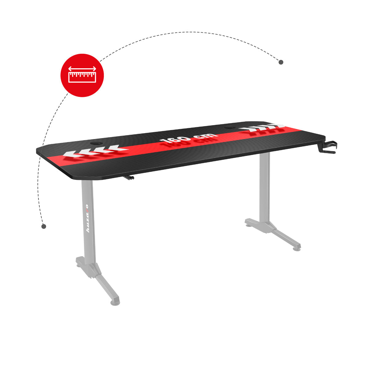 Eine Tischplatte mit beeindruckenden XXXL-Größen