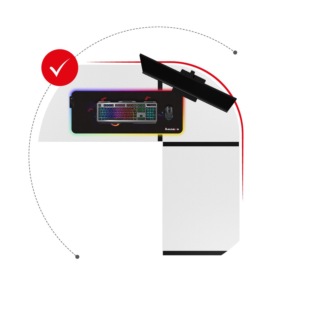 Ergonomisches Layout der Website