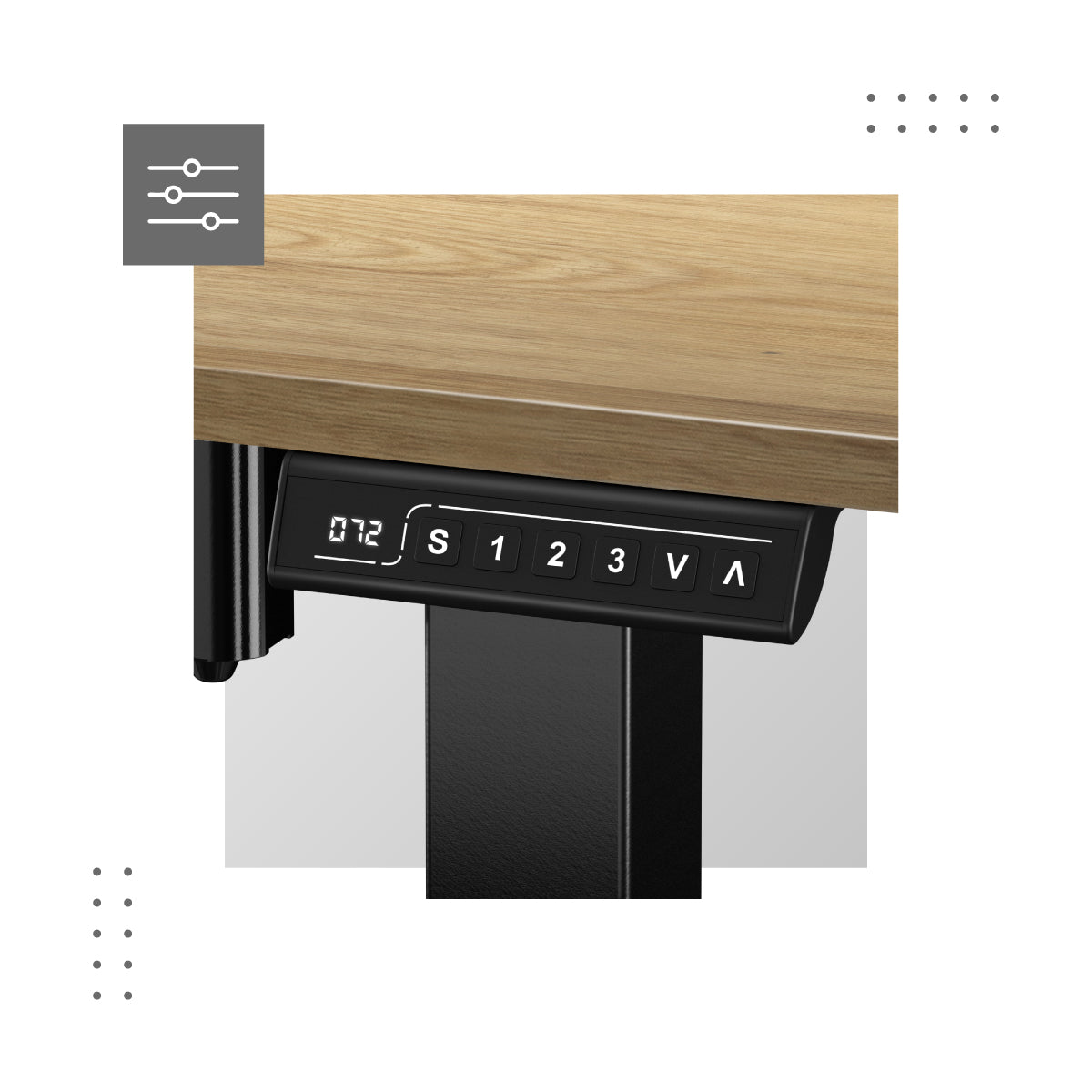 Handbedienfeld mit Einstellspeicher